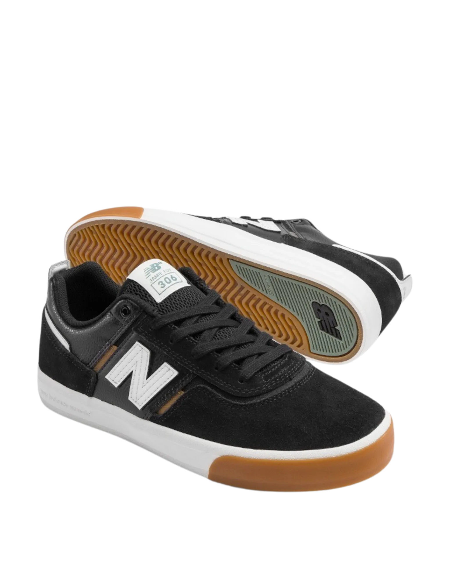Chaussures Signature Jamie Foy 306 en Noir, Blanc & Gomme