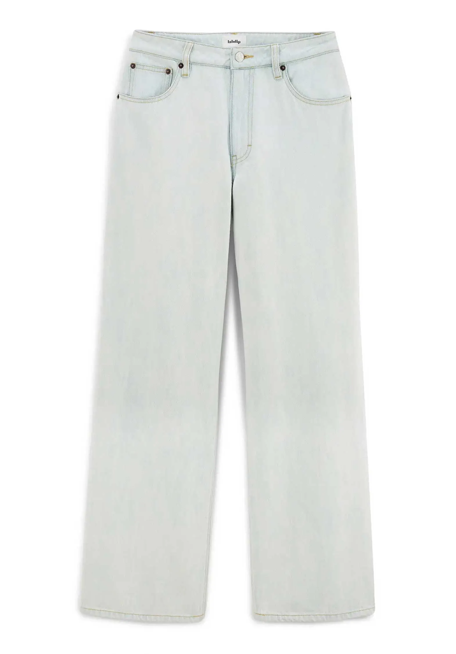 Jeans Po1443 Joie Denim Bleu-Blanc-Textile Échantillon-Lab