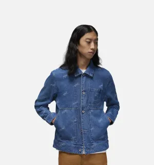 Veste en denim Flight Heritage pour homme Jordan Clothing - Bleu