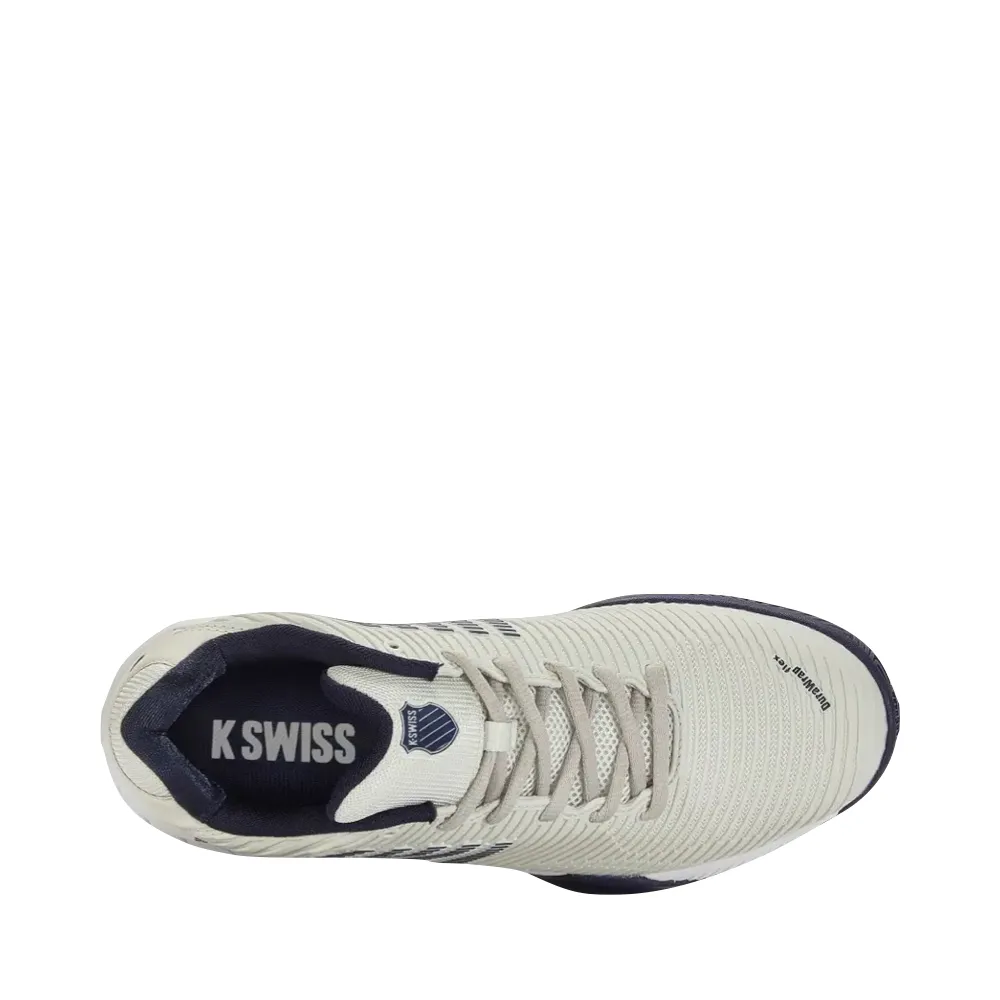 K-Swiss Chaussure de Sport Homme Hypercourt Express 2 en Gris Vaporeux/Blanc/Peacoat