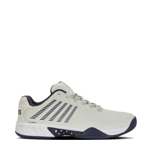 K-Swiss Chaussure de Sport Homme Hypercourt Express 2 en Gris Vaporeux/Blanc/Peacoat