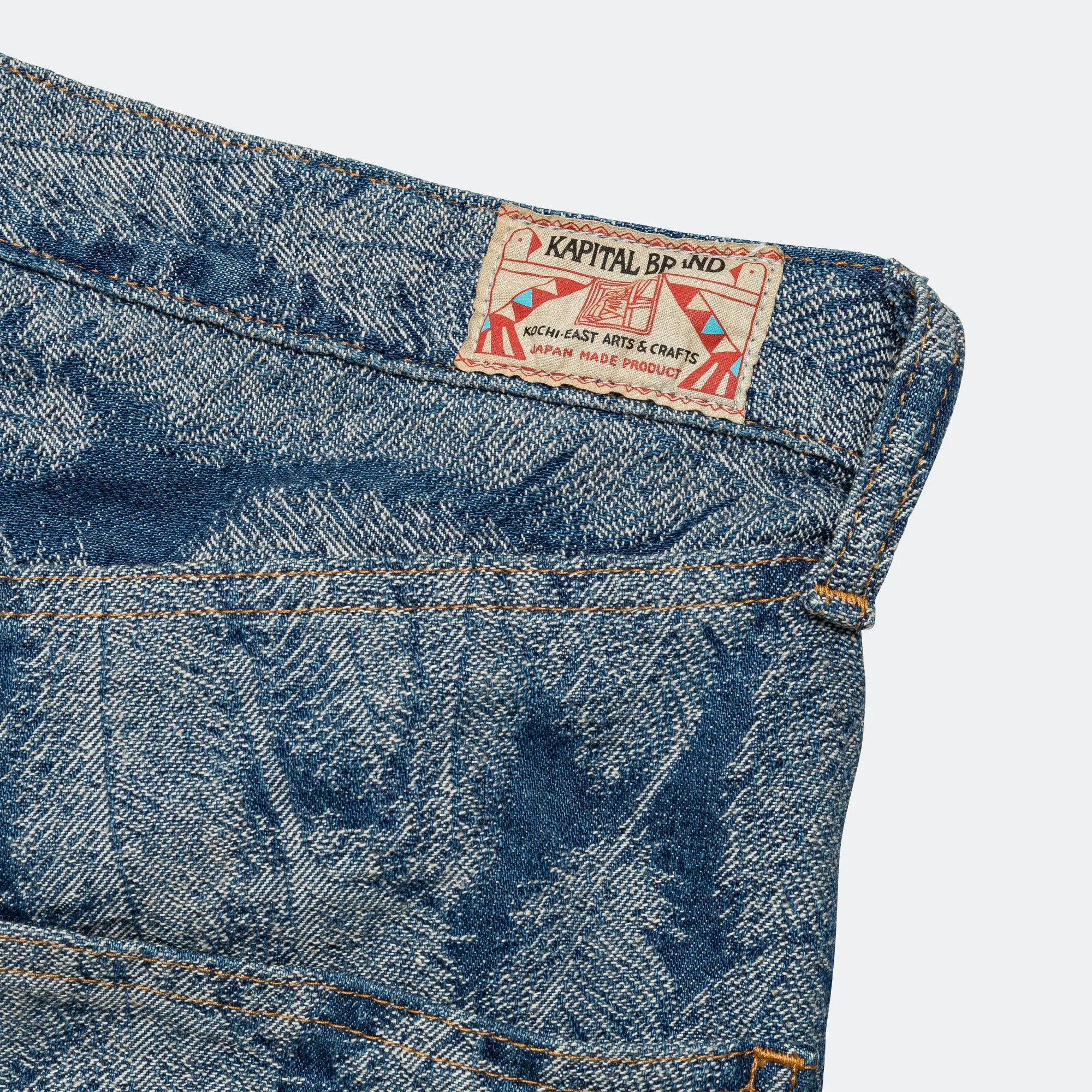 Kapital Clothing Shorts en Denim MAGPIE 120z 5P - Léger
