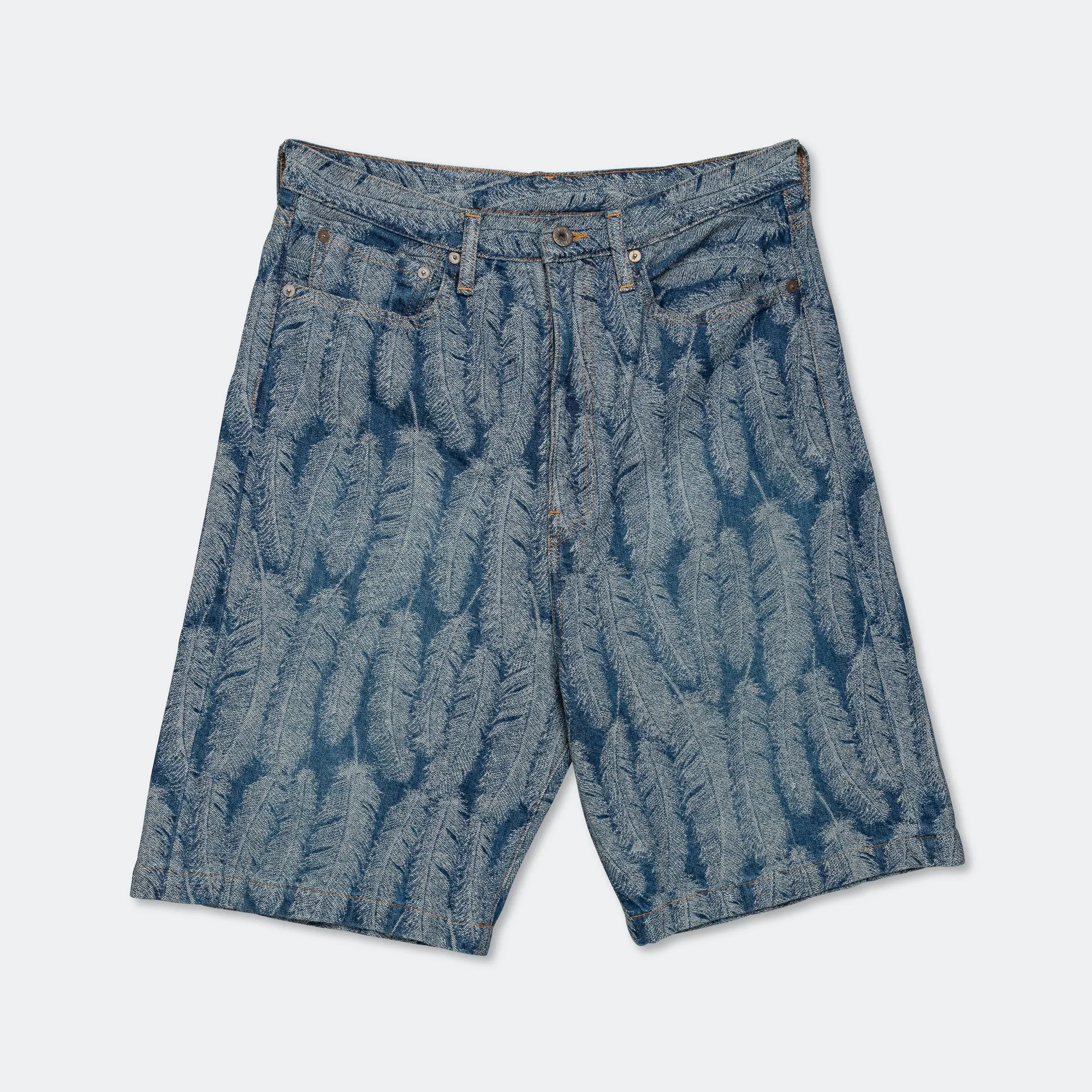 Kapital Clothing Shorts en Denim MAGPIE 120z 5P - Léger