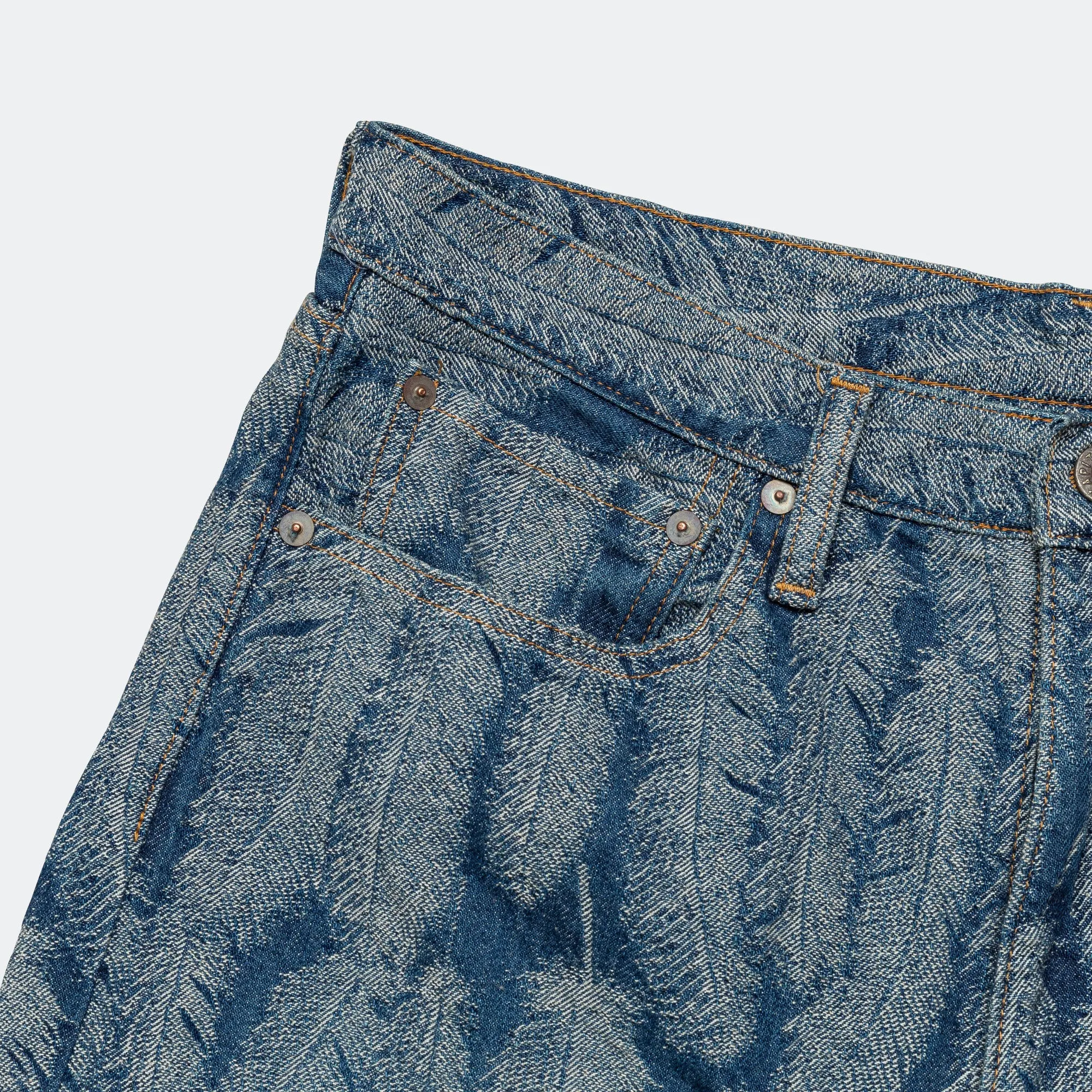Kapital Clothing Shorts en Denim MAGPIE 120z 5P - Léger