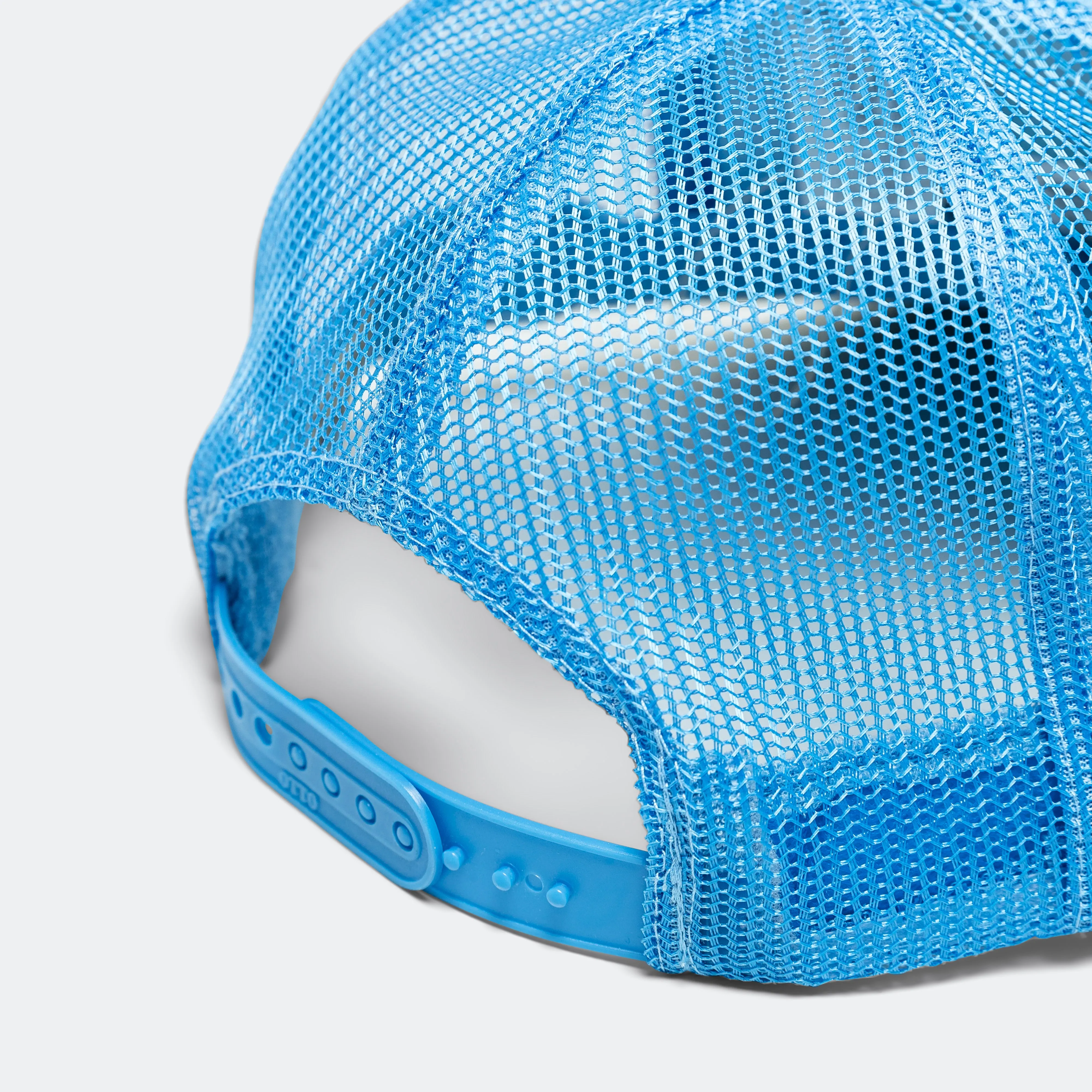 Kapital Clothing SERVICE DE RÉPARATION DE DENIM Casquette Trucker Reconstruite en Denim - Sax
