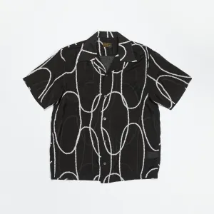 Kapital Clothing Silk Rayon PEARL-KATABIRA Aloha - Black