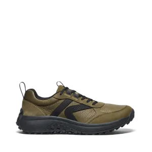 KEEN Chaussure de Sport en Cuir pour Homme KS86 en Vert Olive Foncé/Noir