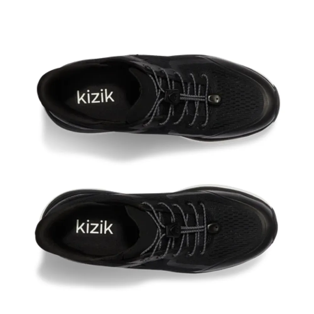 Kizik Chaussure de Ville Homme London en Noir/Blanc