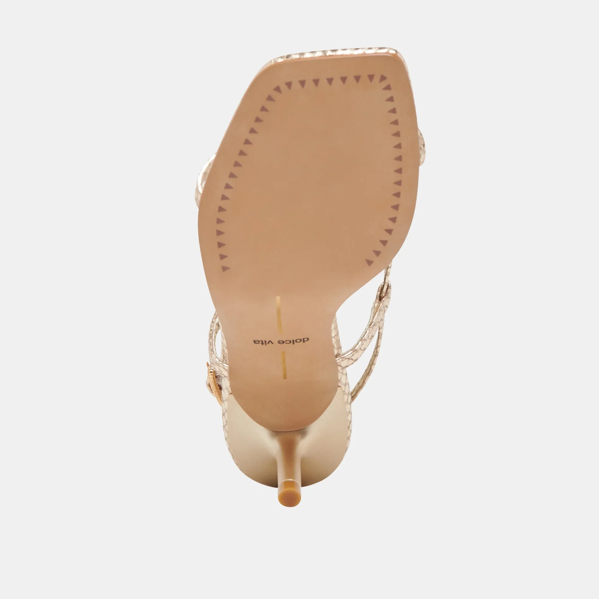 LAURY TALONS CHAMPAGNE CUIR GRAVÉ