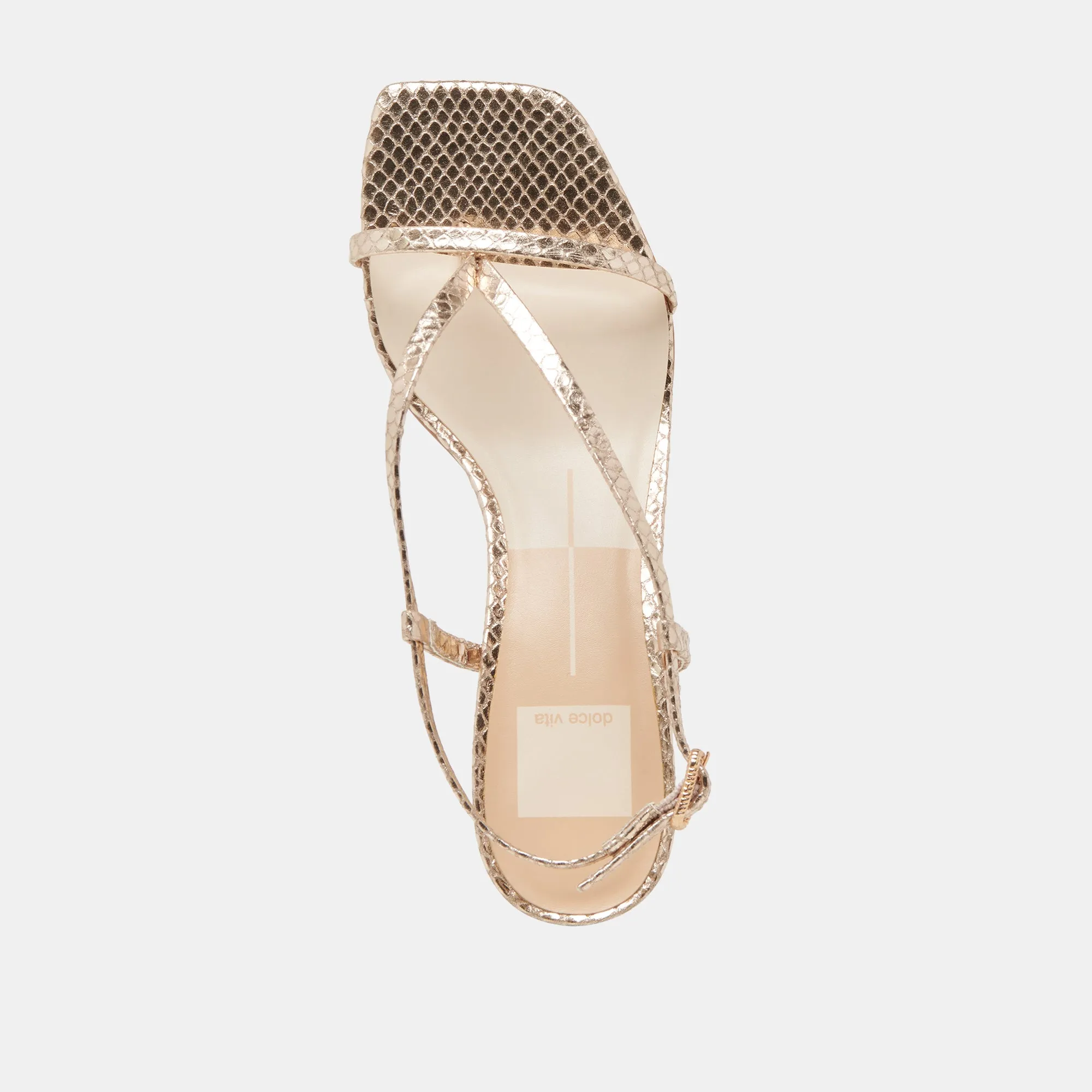 LAURY TALONS CHAMPAGNE CUIR GRAVÉ