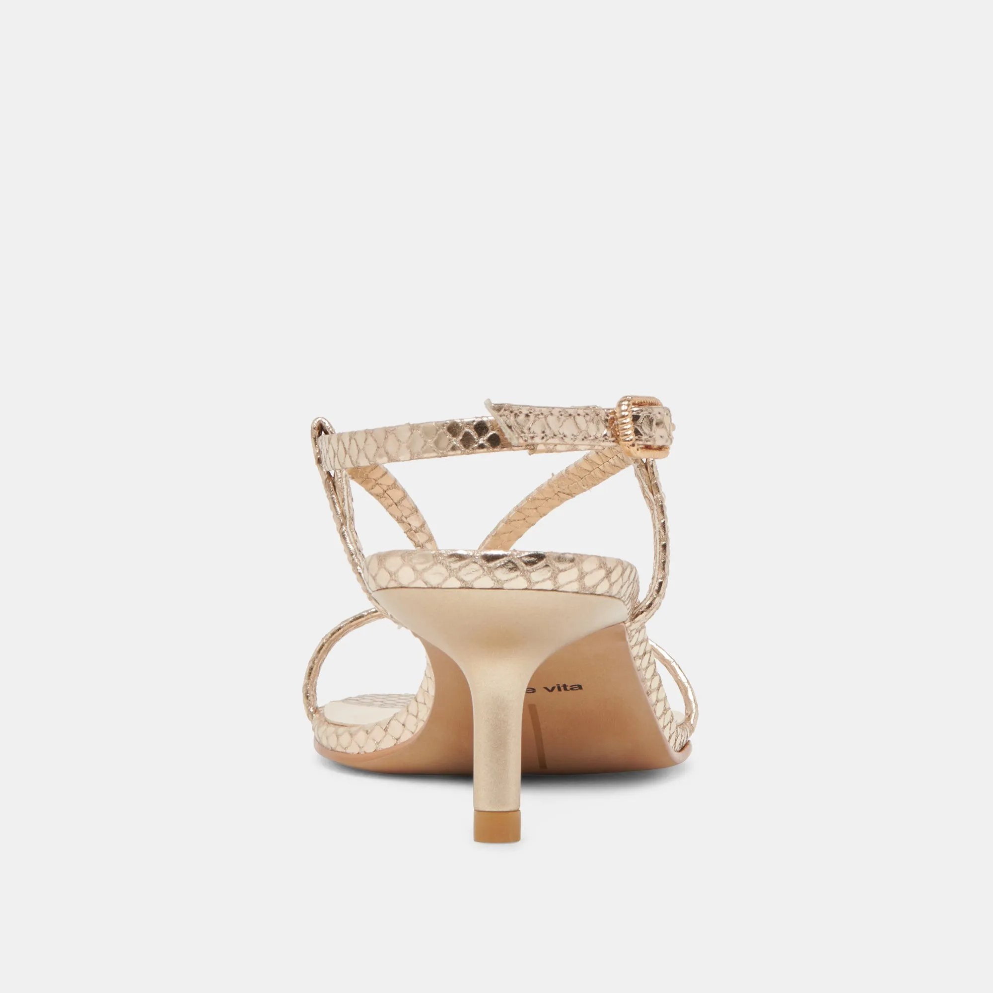 LAURY TALONS CHAMPAGNE CUIR GRAVÉ