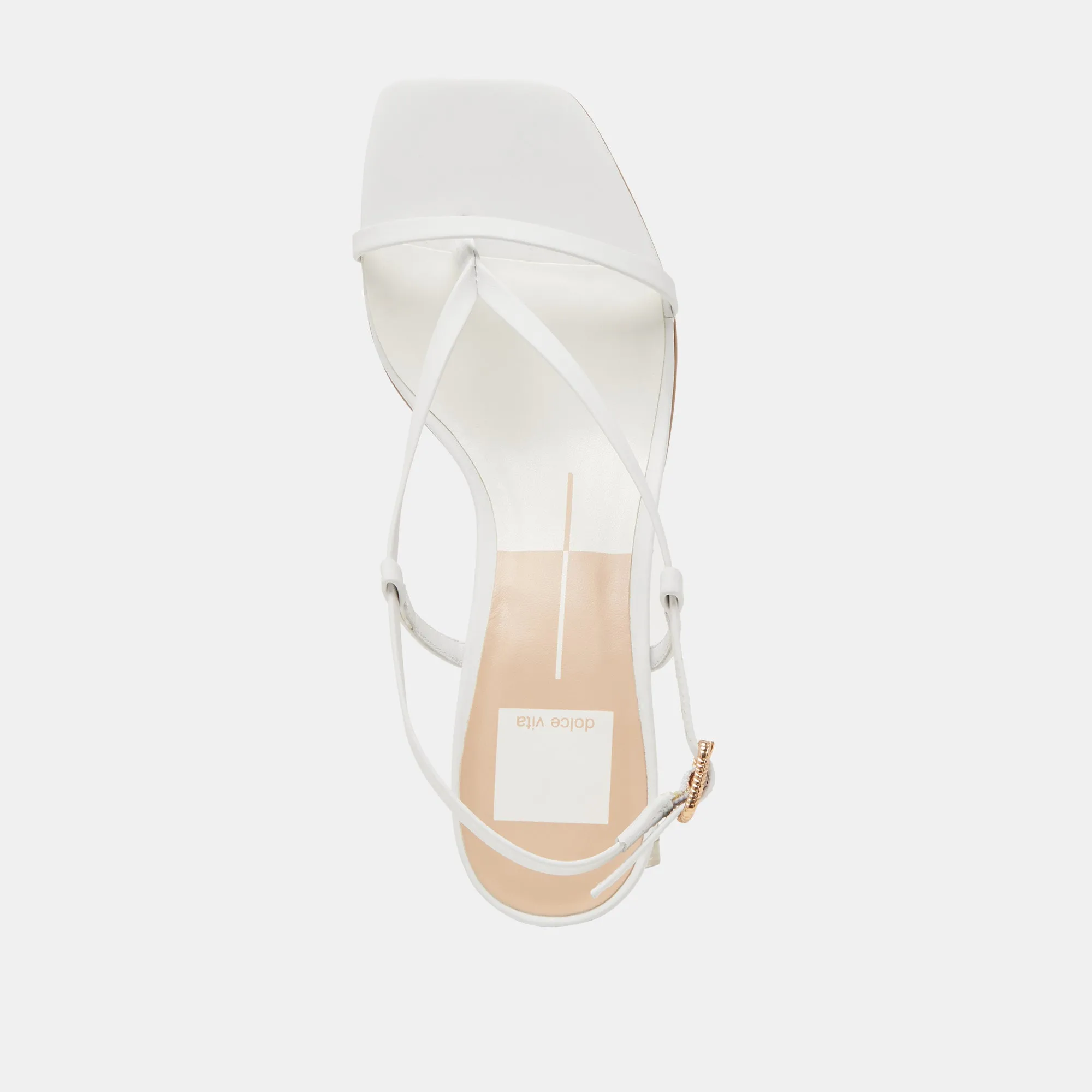 LAURY TALONS VRAI CUIR BLANC