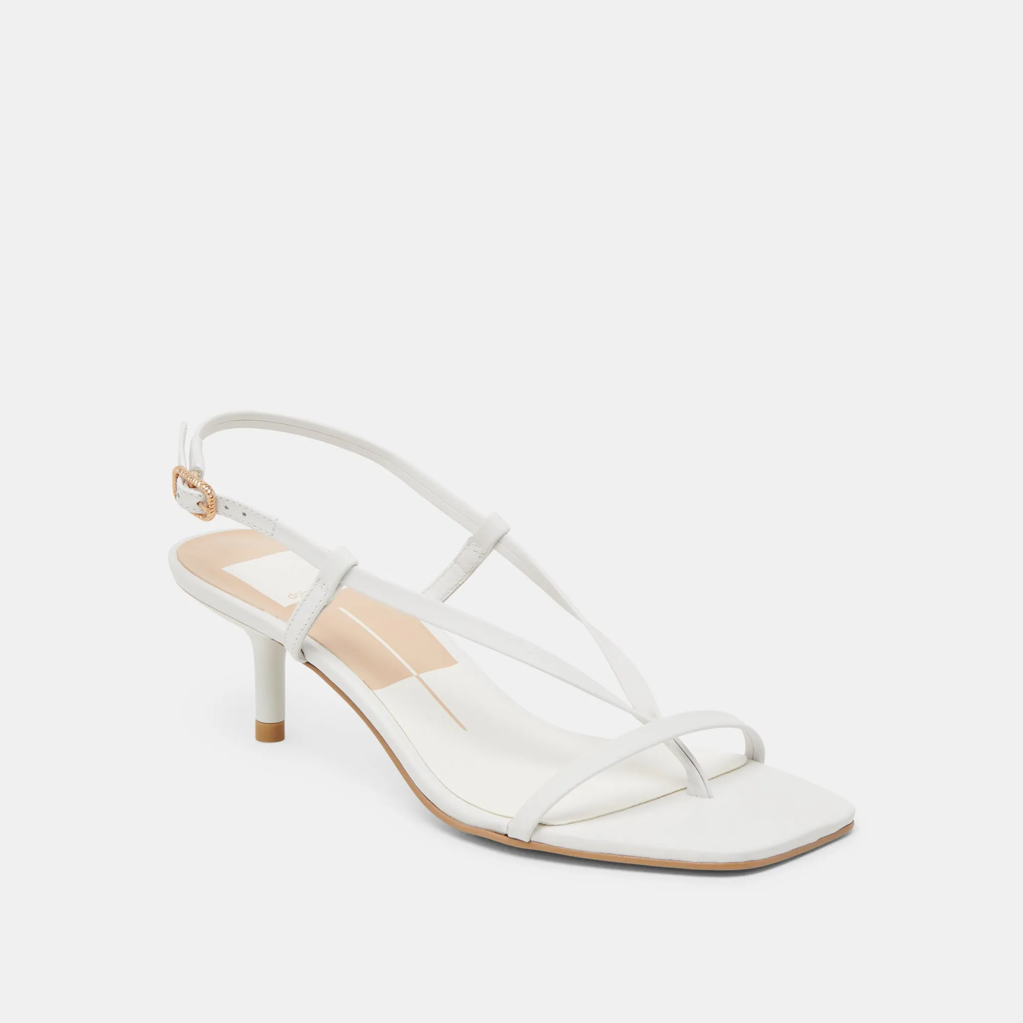 LAURY TALONS VRAI CUIR BLANC