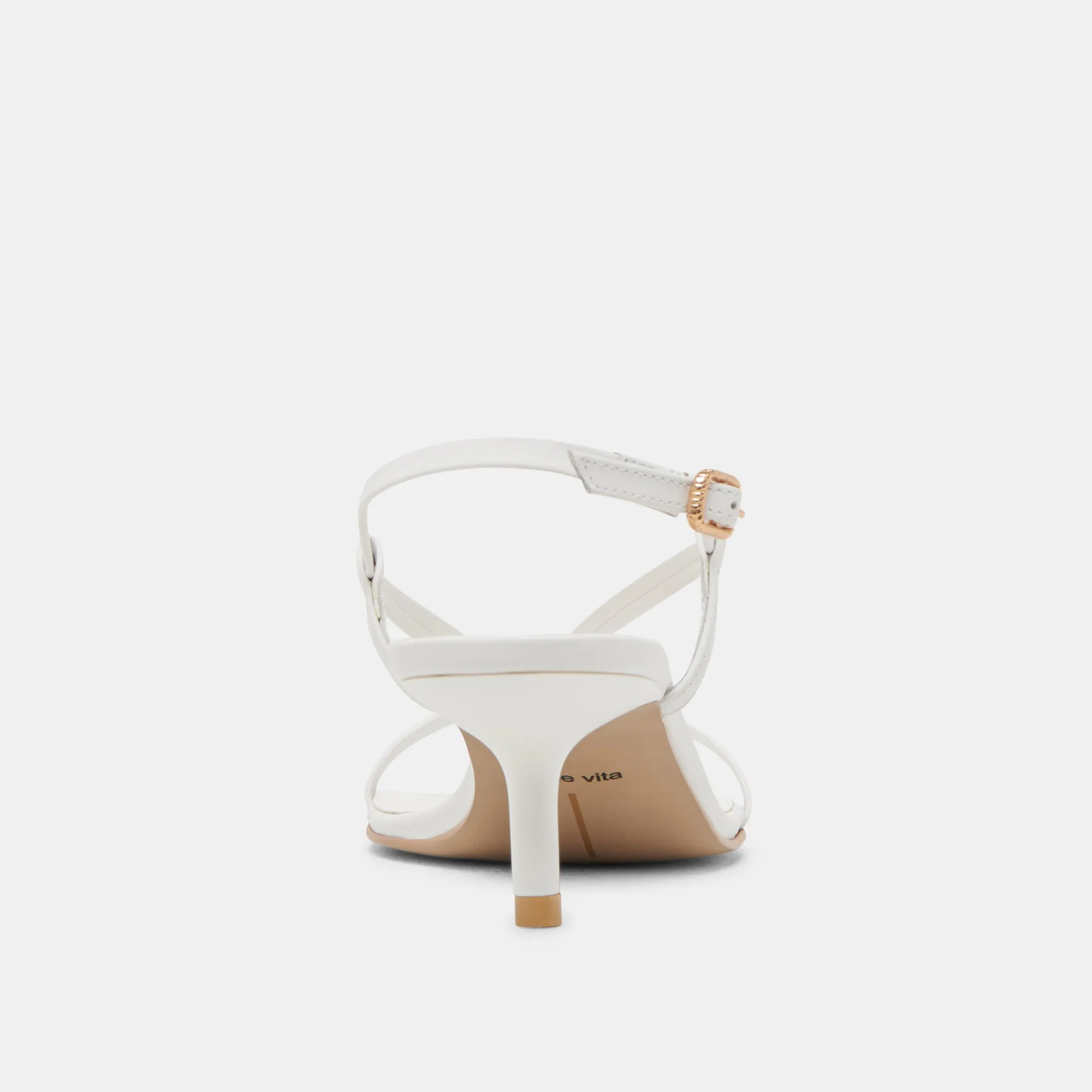 LAURY TALONS VRAI CUIR BLANC