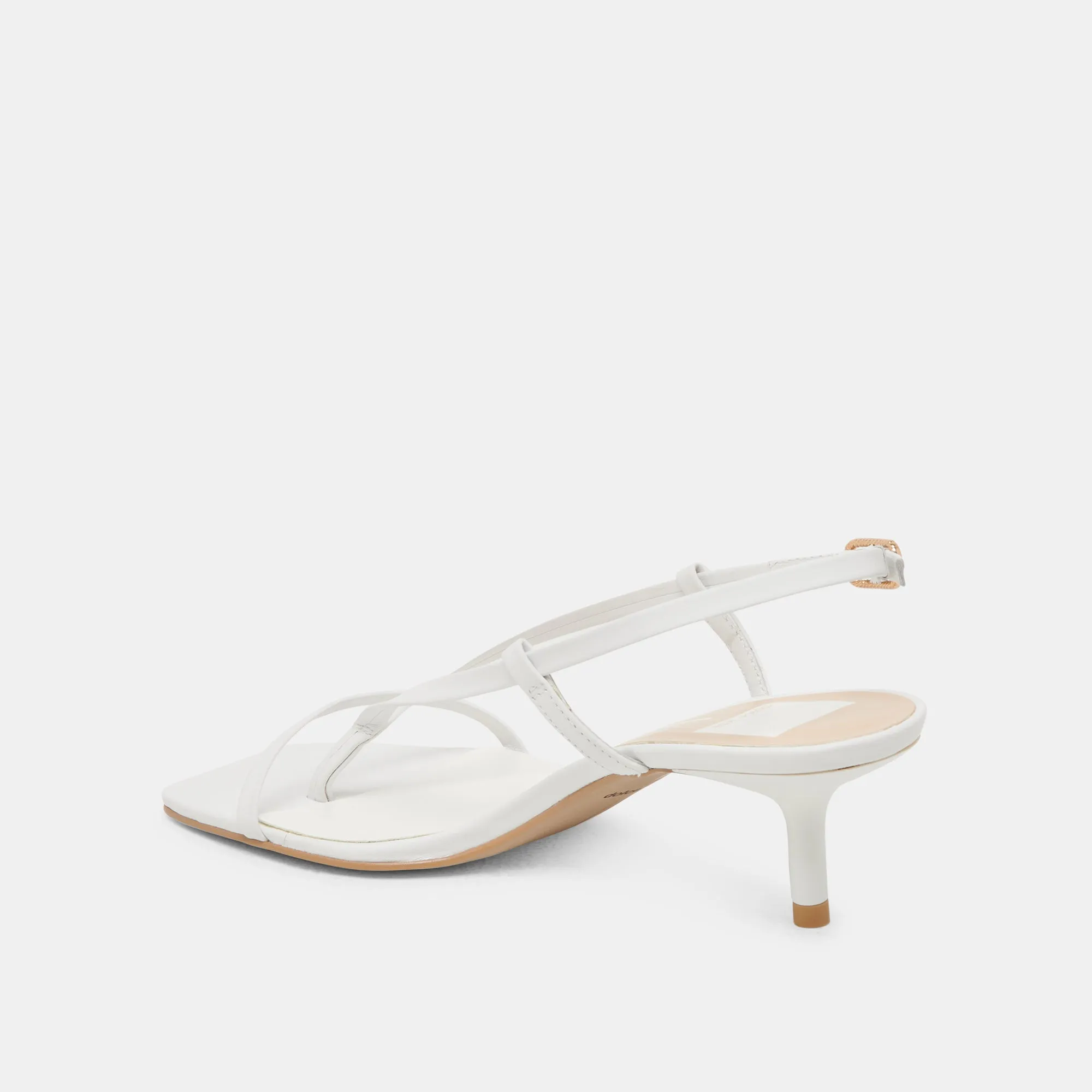 LAURY TALONS VRAI CUIR BLANC