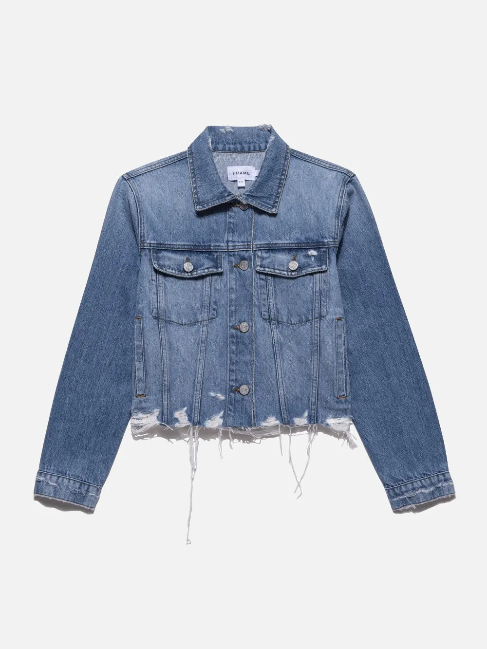 Veste vintage ourlet brut -- Rossum Rips