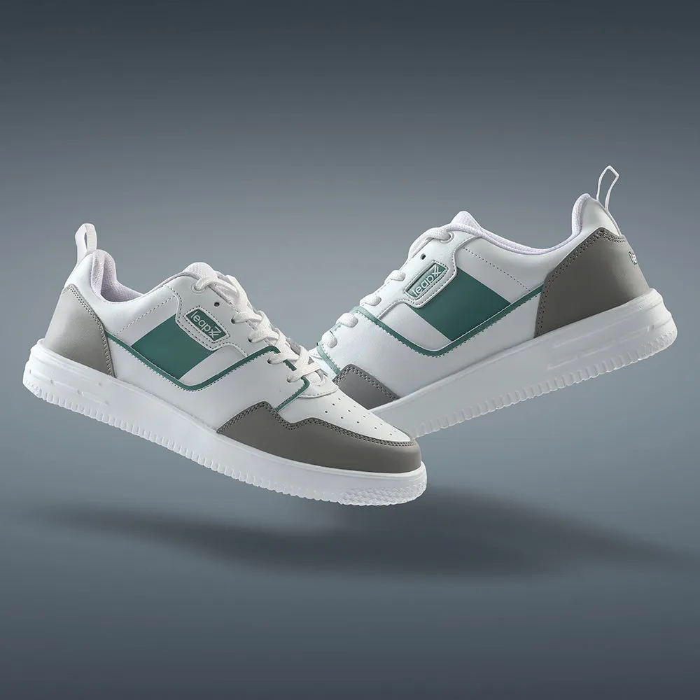 Baskets décontractées blanches Leap7x pour hommes SNOOKIS-2 par Liberty