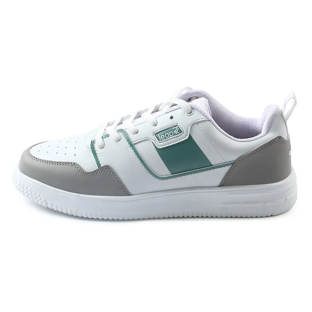 Baskets décontractées blanches Leap7x pour hommes SNOOKIS-2 par Liberty