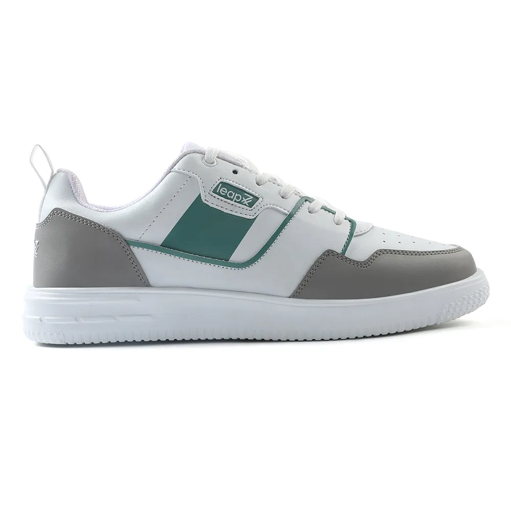 Baskets décontractées blanches Leap7x pour hommes SNOOKIS-2 par Liberty