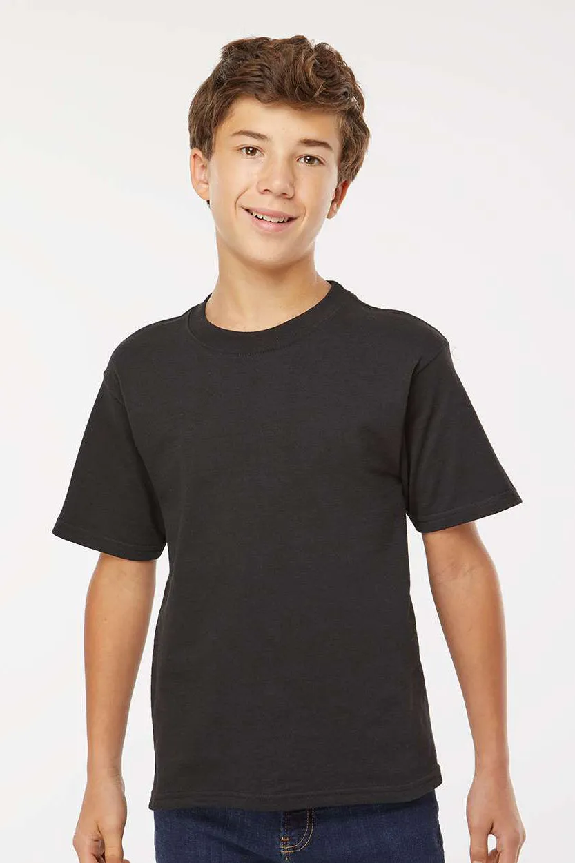 T-shirt à manches courtes Gold Soft Touch Youth M&O - Noir