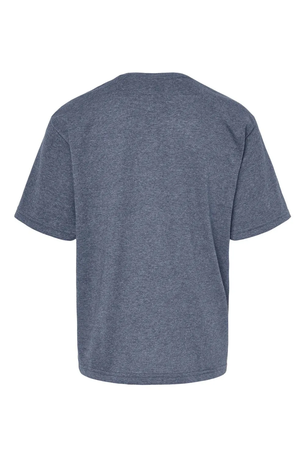 T-shirt à manches courtes Gold Soft Touch en coton pour jeunes M&O - Bleu marine chiné