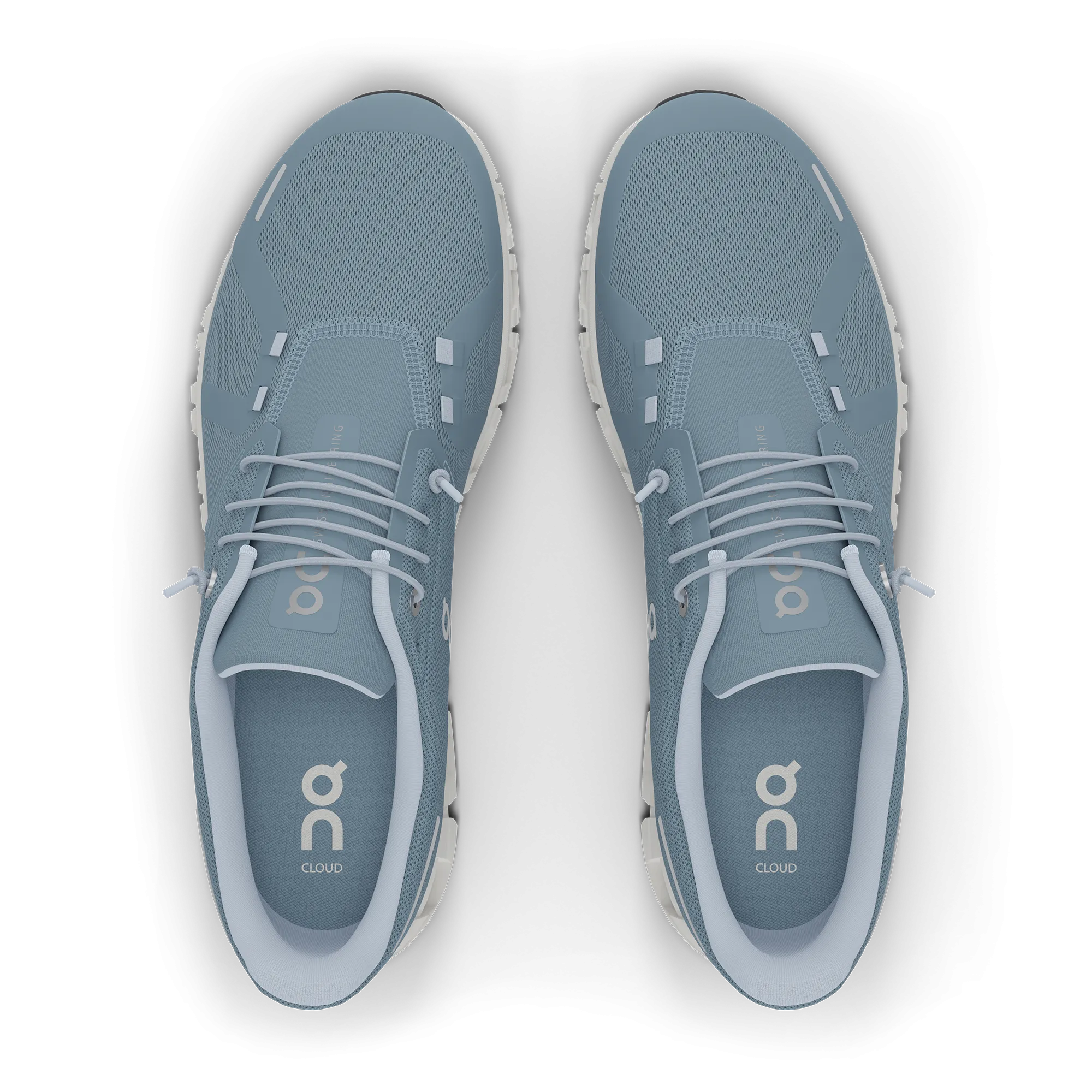 Chubbies pour Hommes sur les Chaussures Men's Cloud 6 - Chambray / Blanc