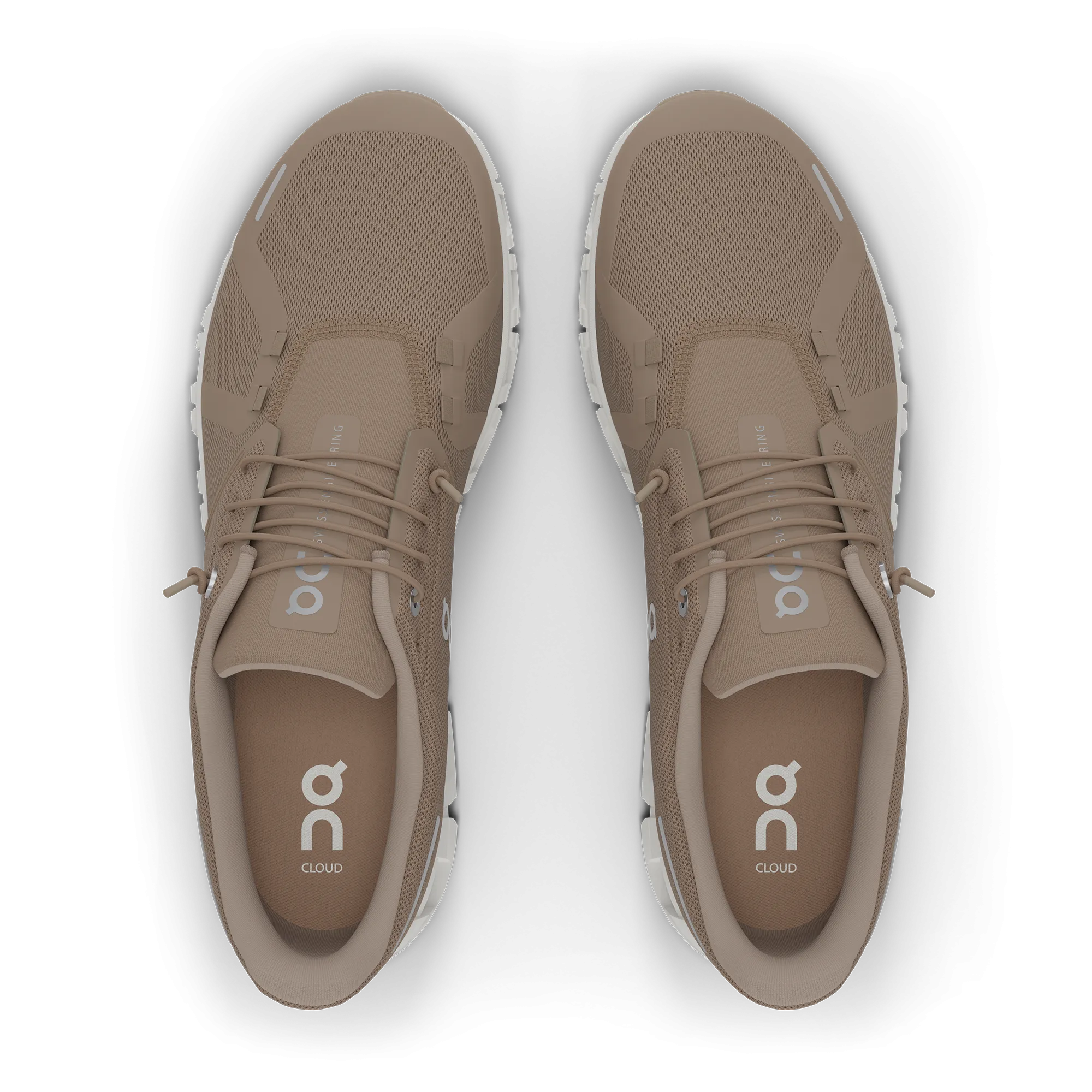Chaussures Homme Chubbies On Men's Cloud 6 - Brouillard / Blanc