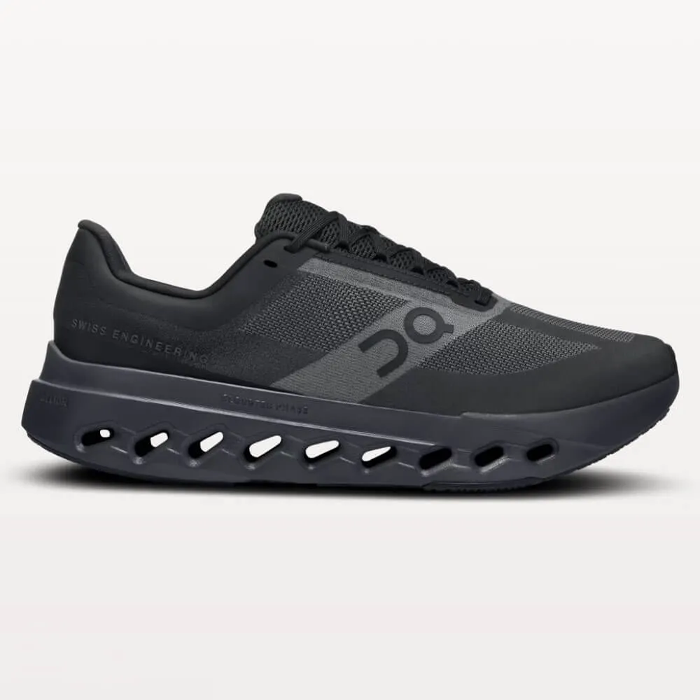 Chaussures larges Chubbies pour hommes On Men's Cloudsurfer Next - Noir / Éclipse