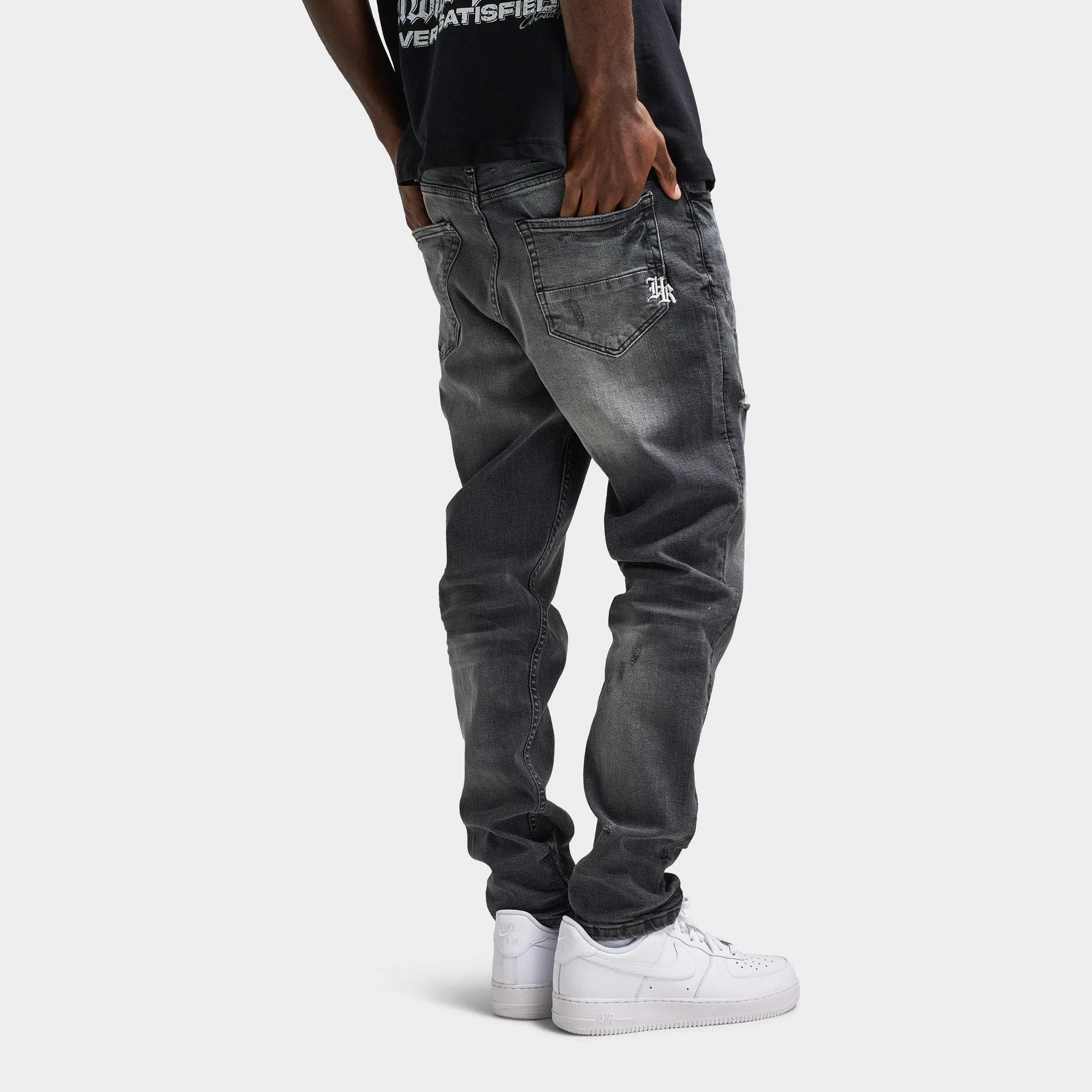 Pantalon en denim Shadow Hoodrich pour homme / Gris