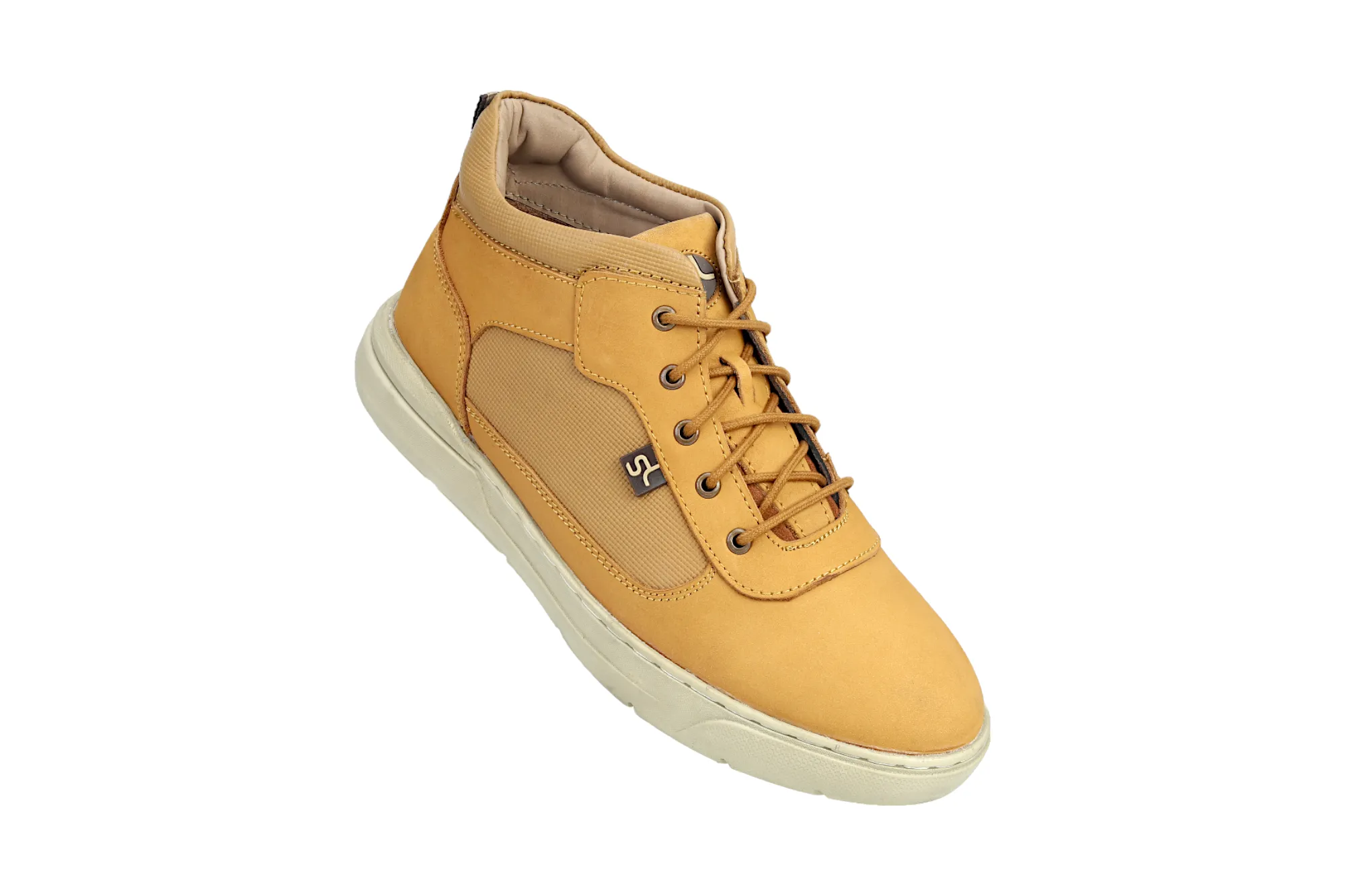 Chaussure Bottine Décontractée en Cuir Nubuck pour Homme 38015