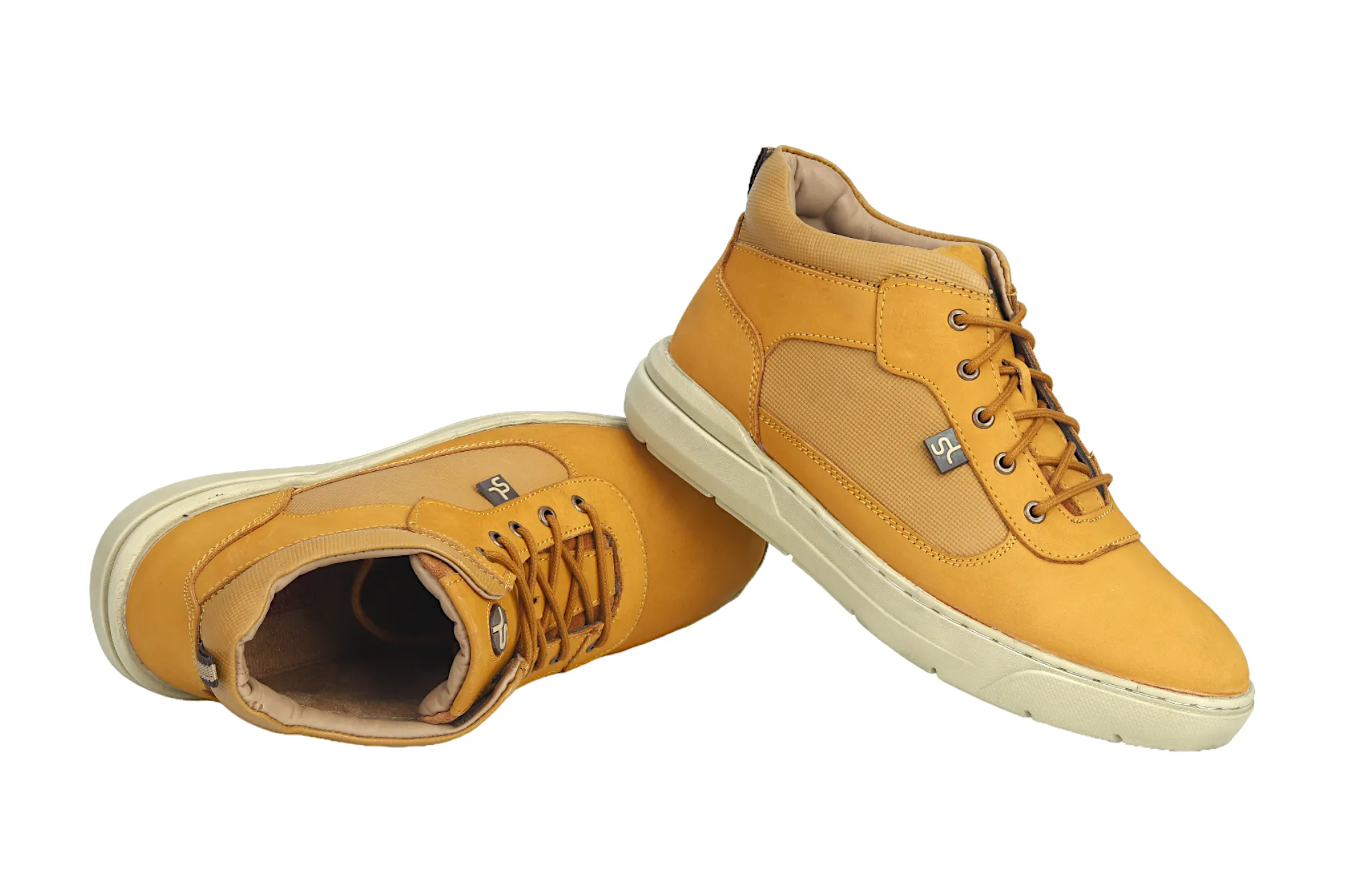 Chaussure Bottine Décontractée en Cuir Nubuck pour Homme 38015
