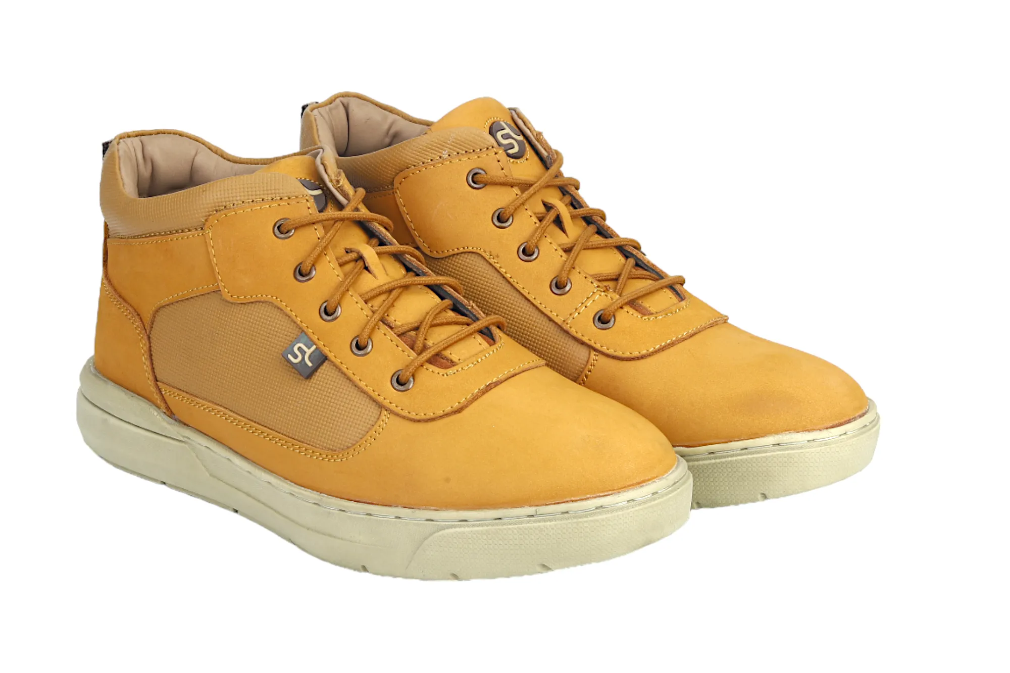 Chaussure Bottine Décontractée en Cuir Nubuck pour Homme 38015