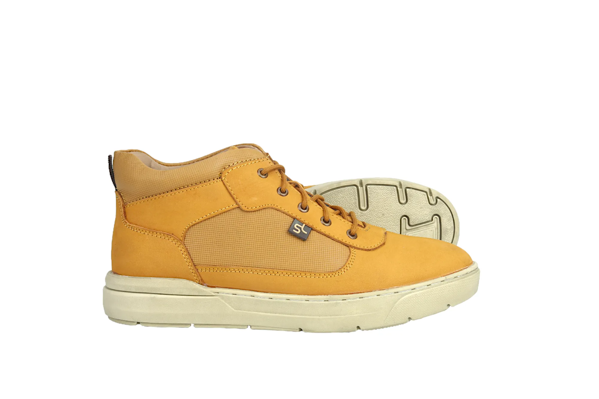 Chaussure Bottine Décontractée en Cuir Nubuck pour Homme 38015