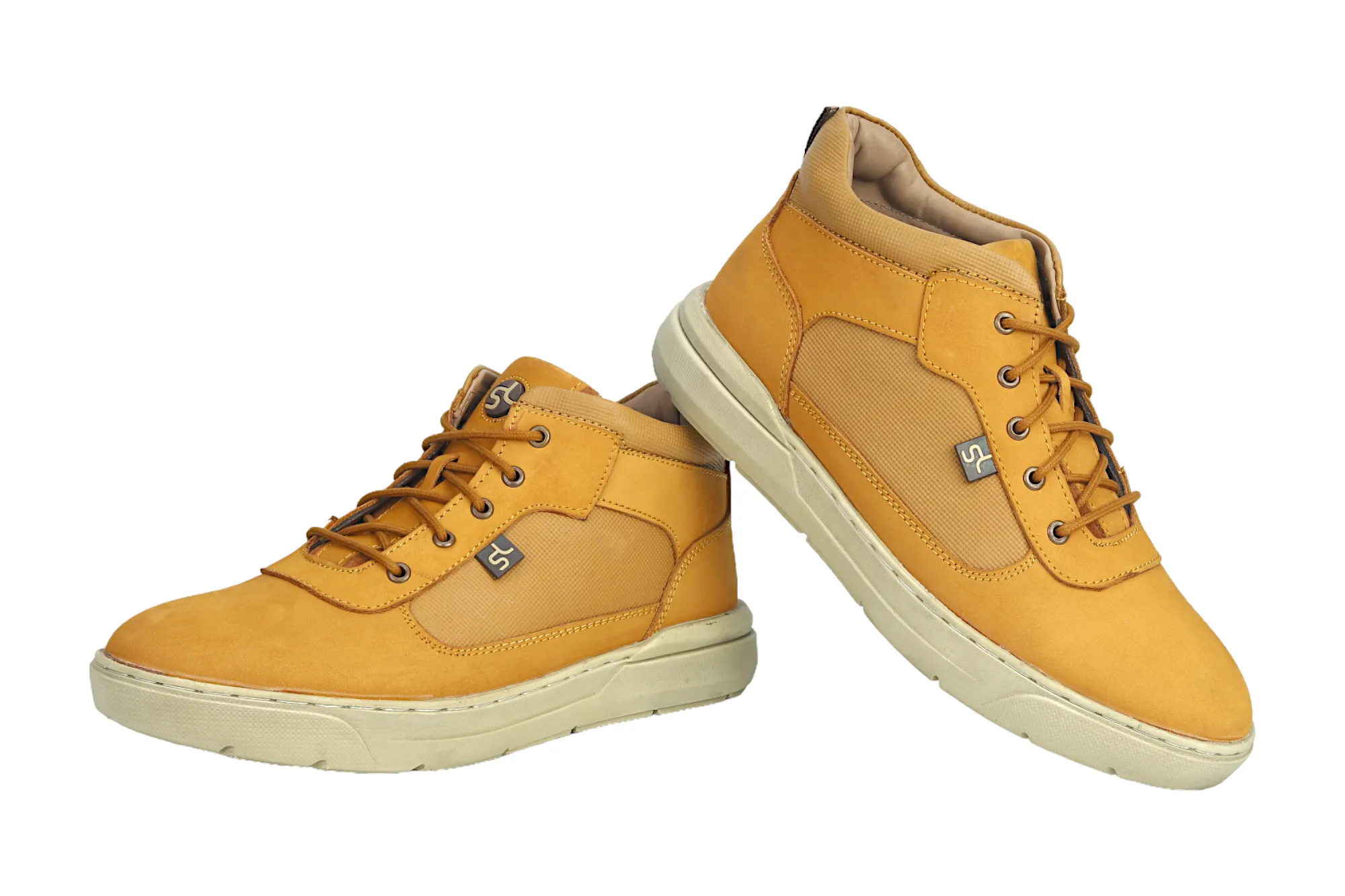Chaussure Bottine Décontractée en Cuir Nubuck pour Homme 38015