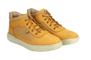 Chaussure Bottine Décontractée en Cuir Nubuck pour Homme 38015