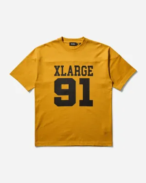 T-shirt numéroté pour homme jaune
