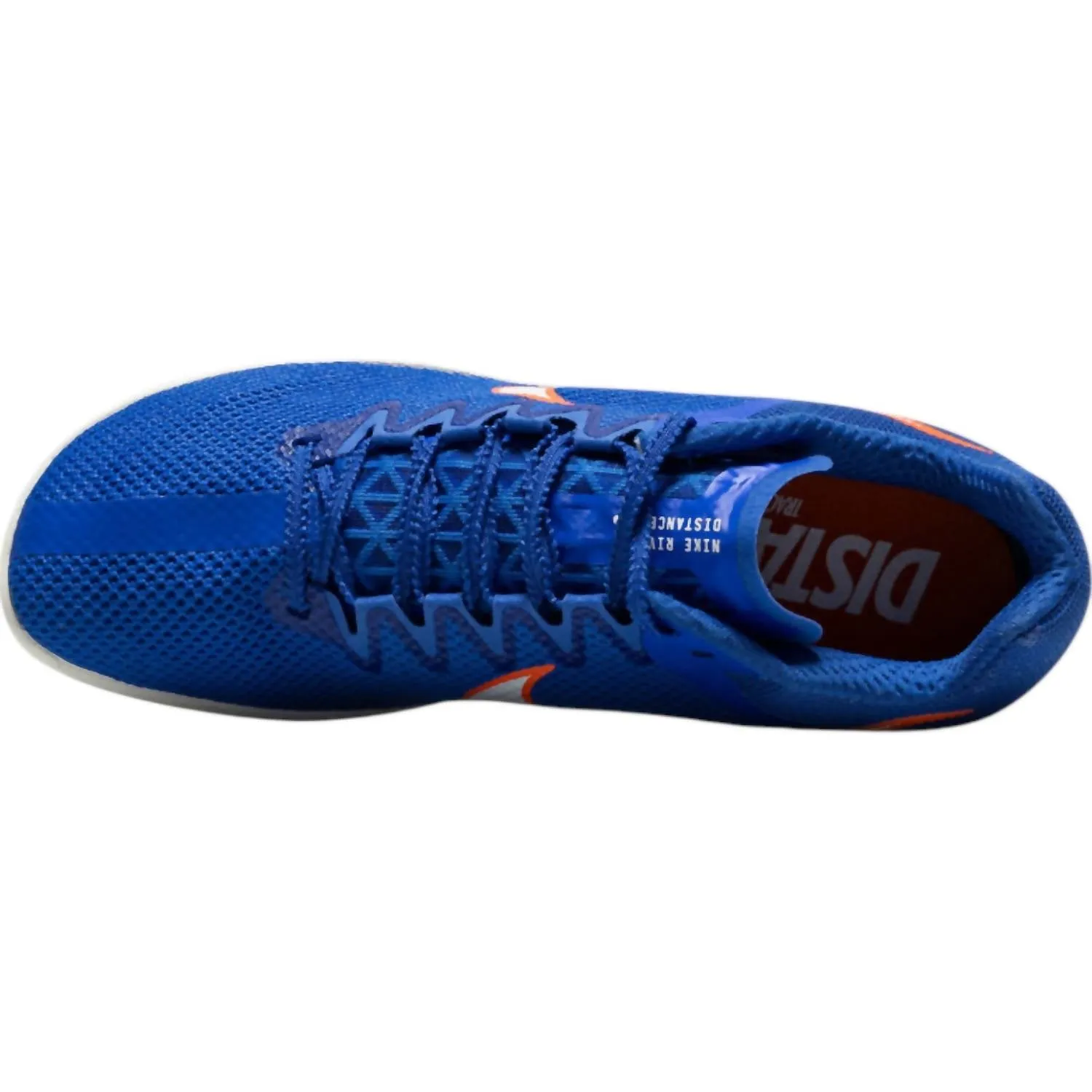 Chaussure de course Rival Distance pour homme en bleu coureur/blanc-vert lime