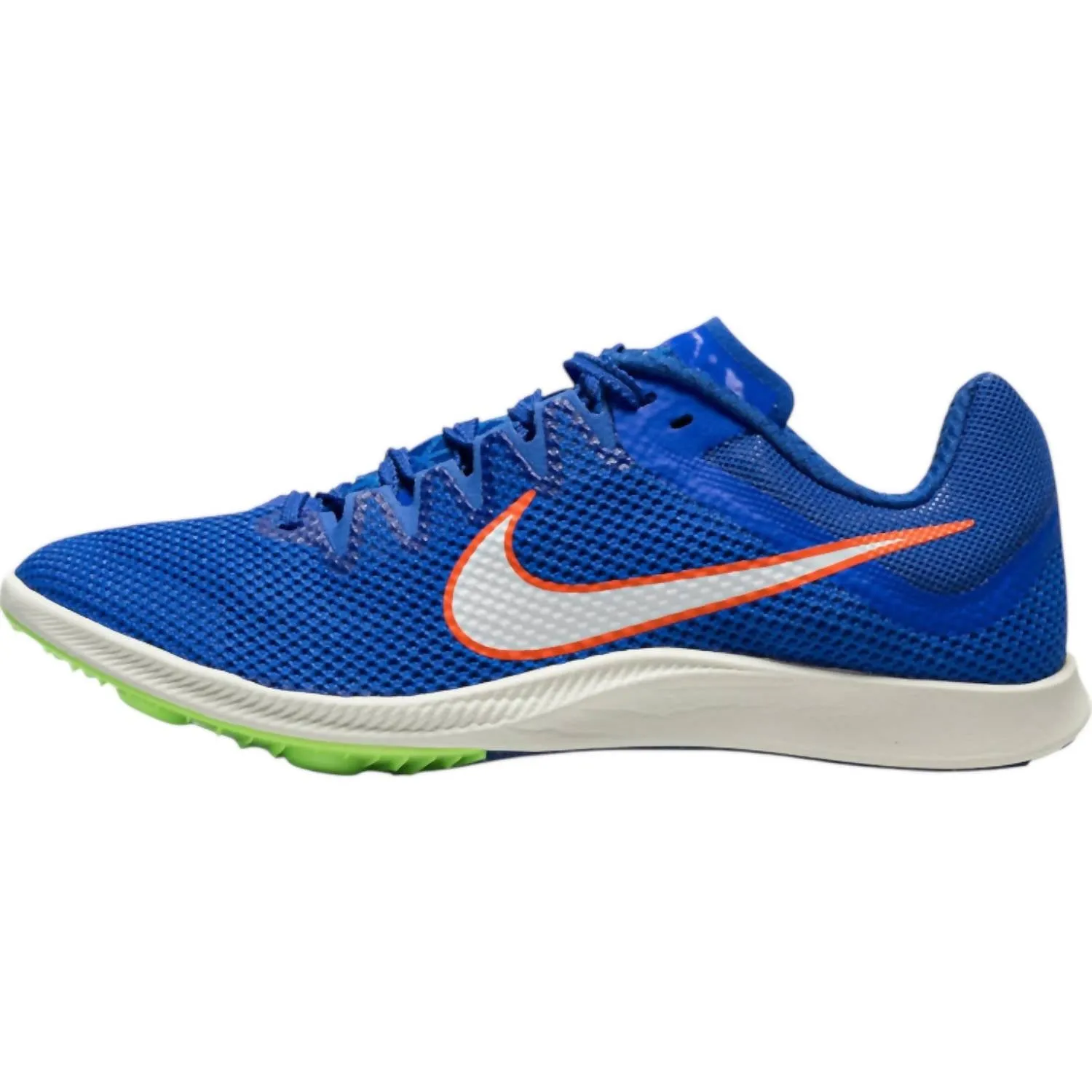 Chaussure de course Rival Distance pour homme en bleu coureur/blanc-vert lime