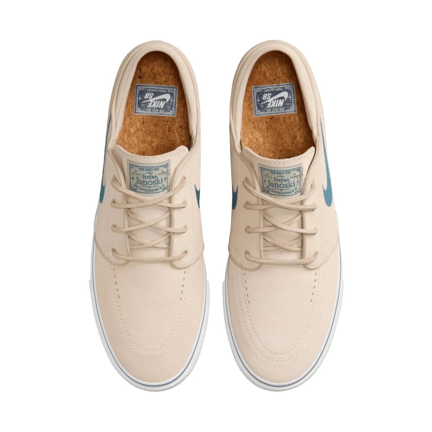 Baskets Sb Zoom Janoski Og  pour Homme en Sable Dérive Bleu Fumé