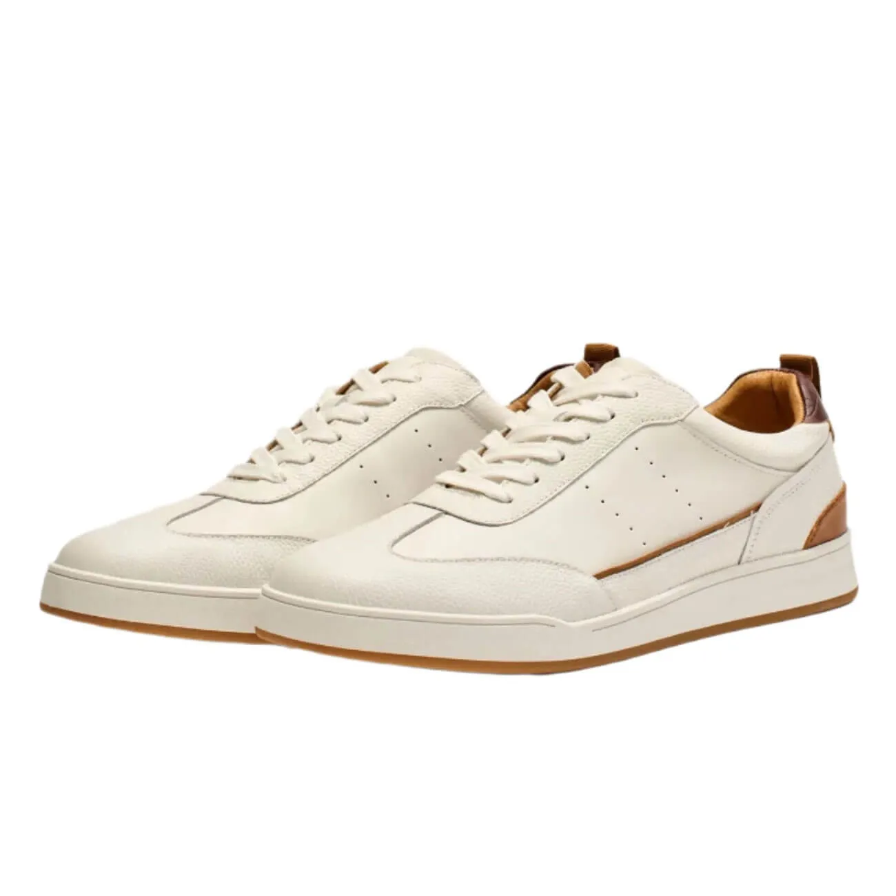 Baskets Tori Richard Johnnie-O Topspin Royale pour Homme - Blanc