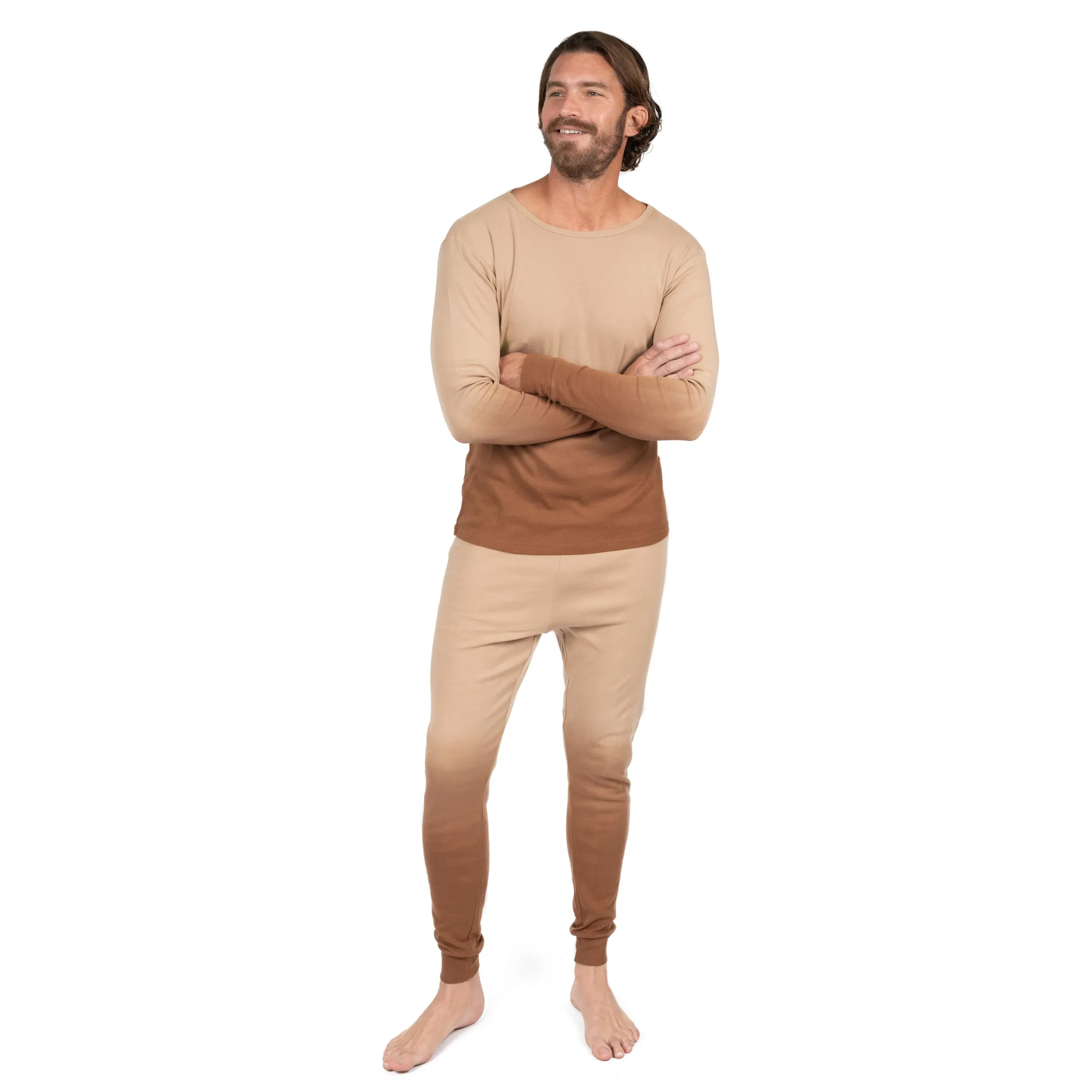 Pyjama deux pièces en coton pour homme - Technique tie-dye