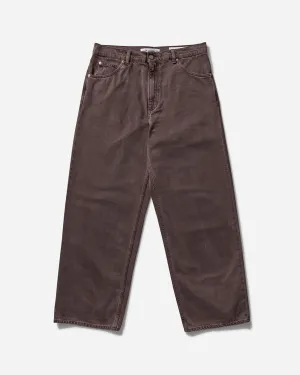 Jeans Vast Cut Homme Teinture Royale Brun