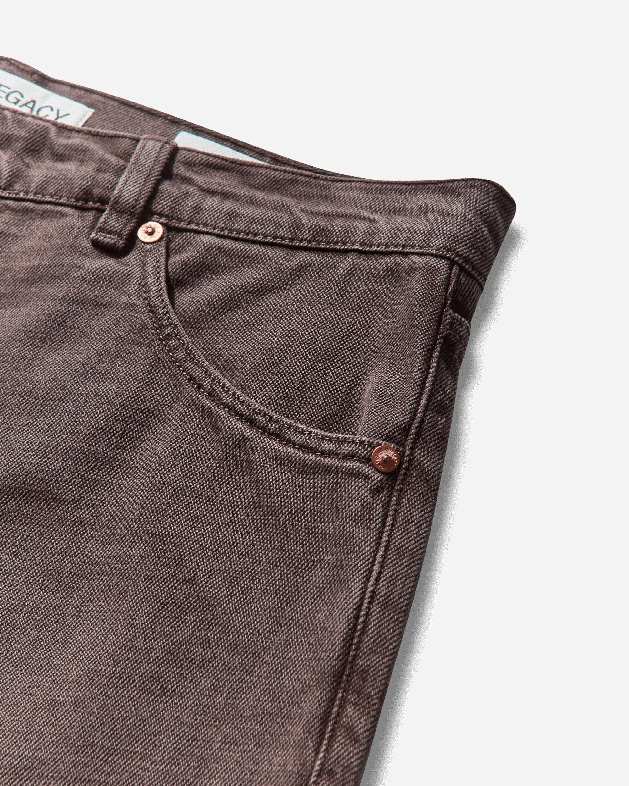 Jeans Vast Cut Homme Teinture Royale Brun