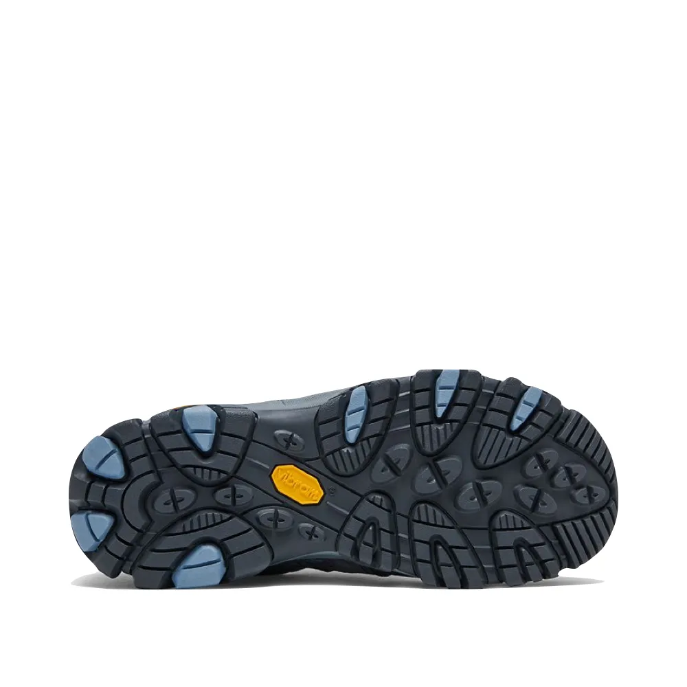 Chaussure de randonnée imperméable Merrell Moab 3 Low pour femme en gris altitude/bleu
