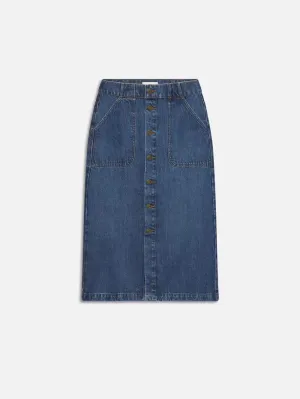 Jupe midi moderne de poche -- Octobre