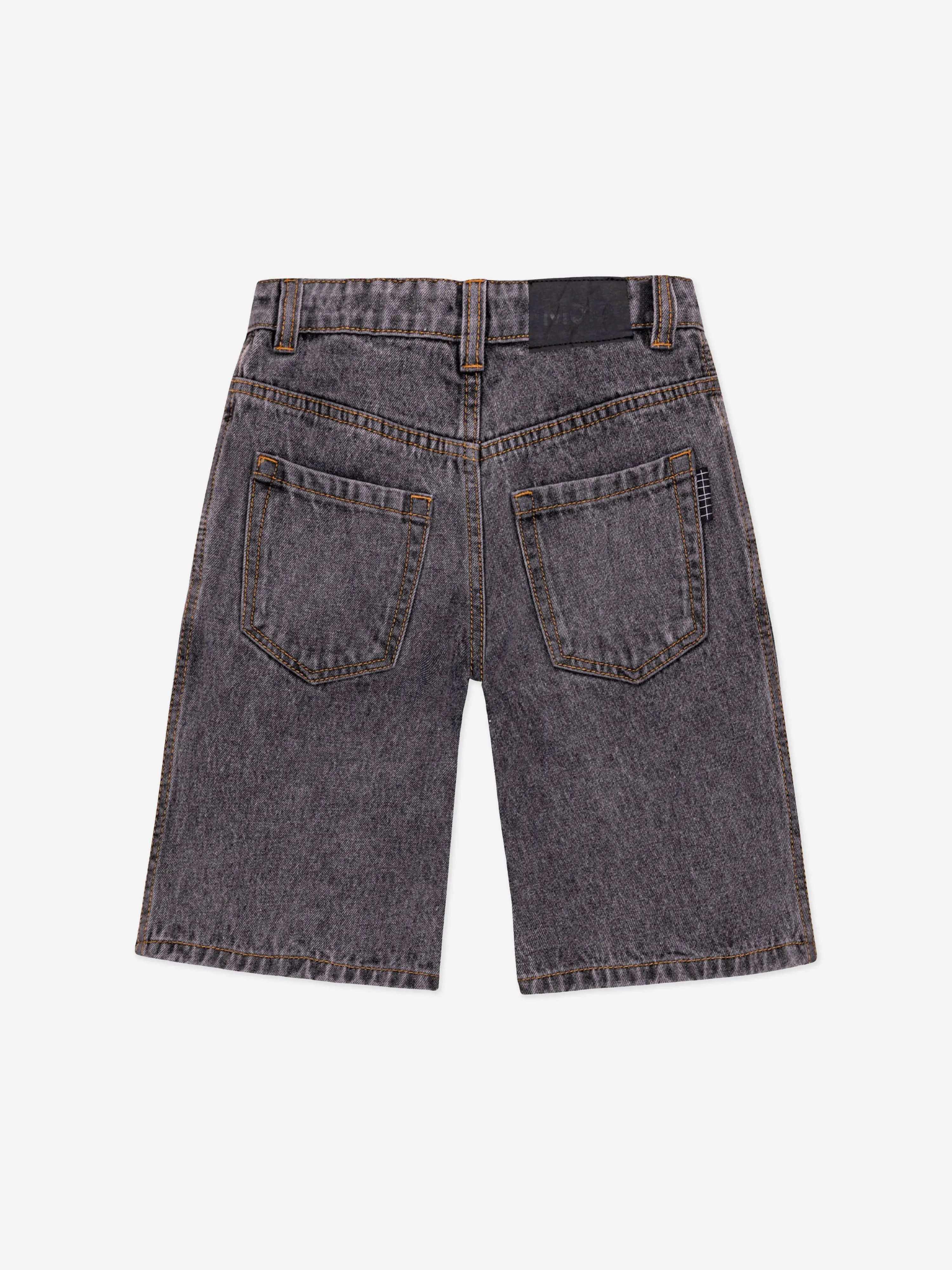 Molo Boys Shorts en Denim Lavé Noir