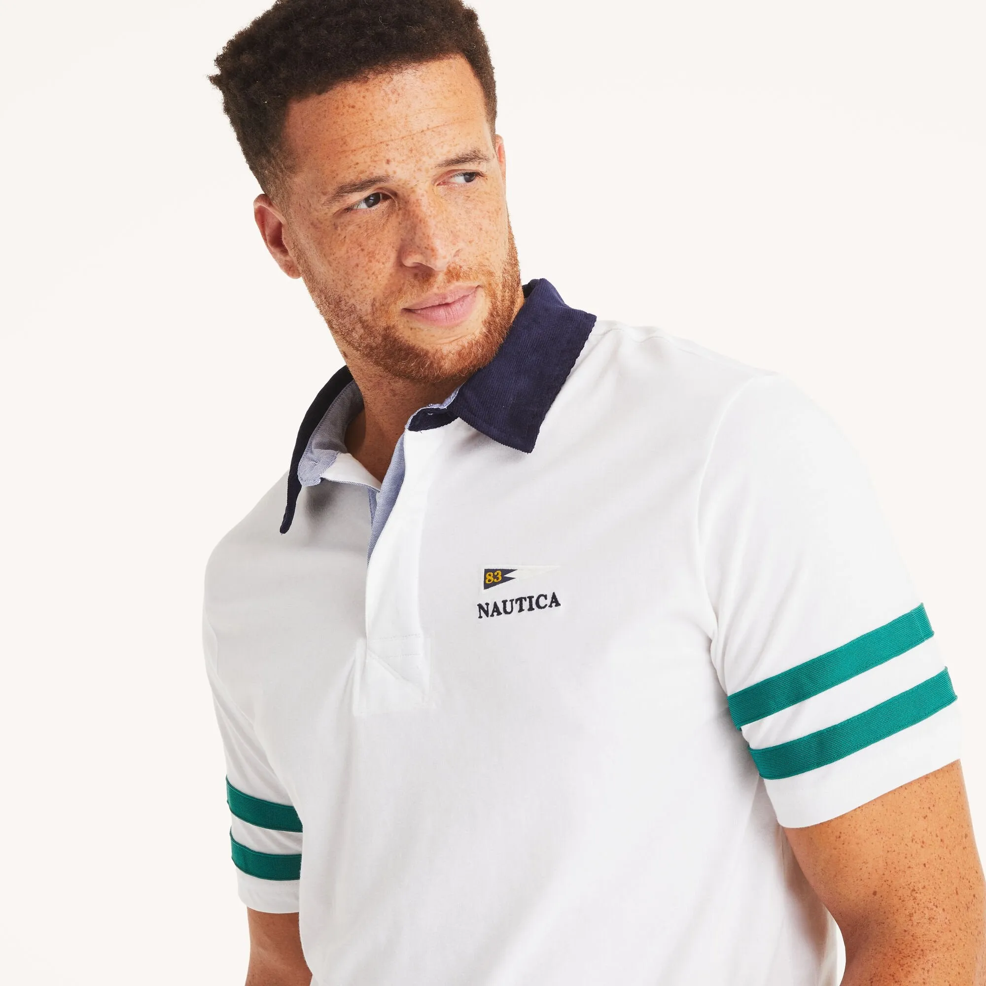 Nautica Polo Rugby Classique Homme Grandes Tailles