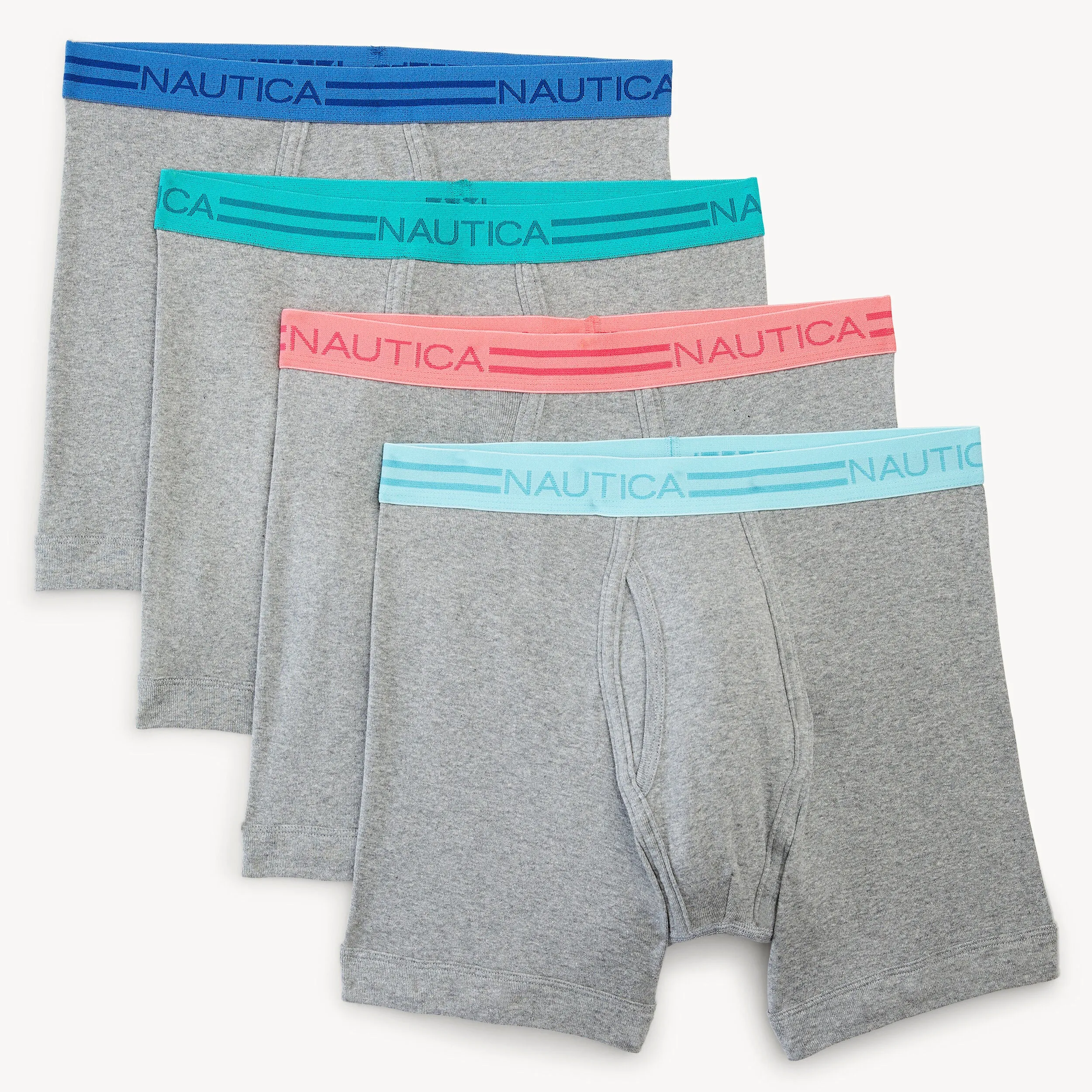 Nautica Boxers Coton Homme, Lot de 4