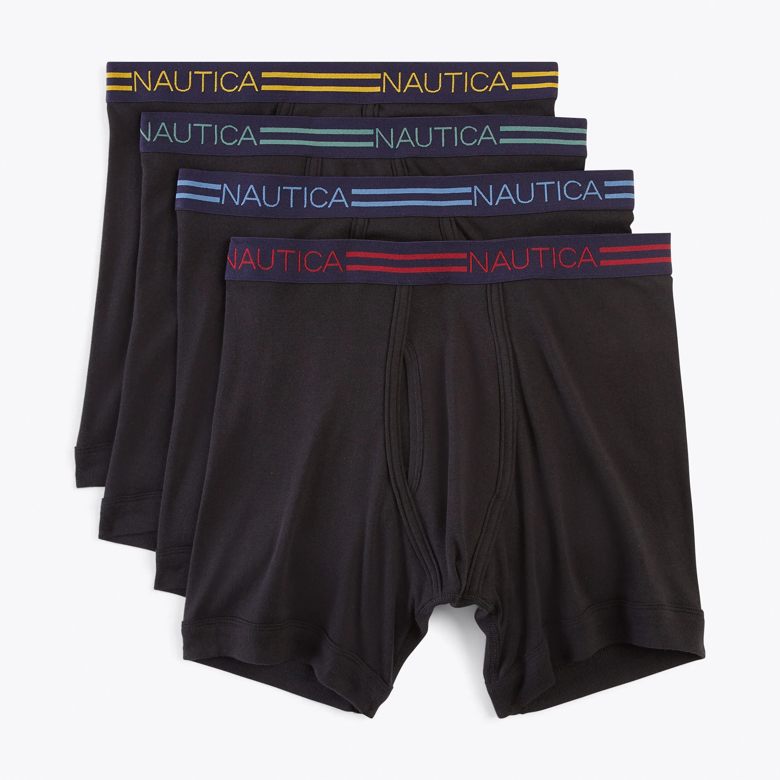 Nautica Boxers Coton Homme, Lot de 4
