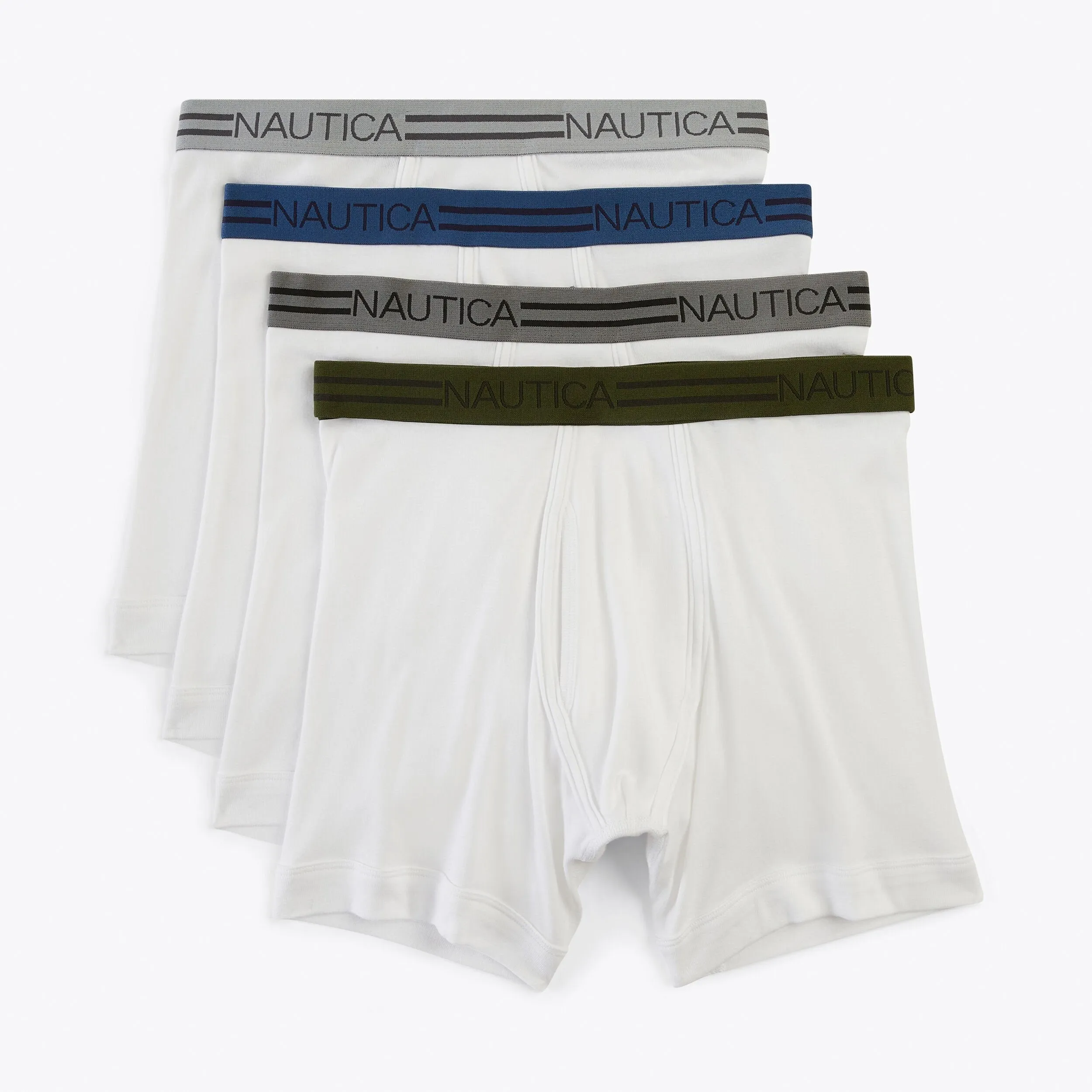 Nautica Boxers Coton Homme, Lot de 4